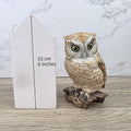 Vintage Goebel Owl Figurine USA Porcelain Wildlife Collectible Hand Painted 1960s Marked Decor