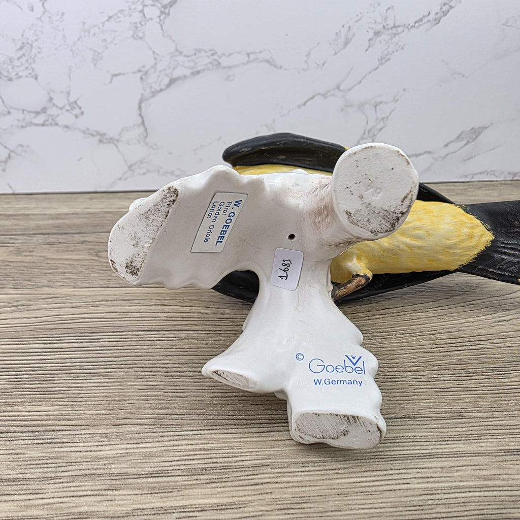 Goebel Golden Oriole Bird Figurine CV89 | West Germany Porcelain | Vintage Wildlife Sculpture Decor Collectible