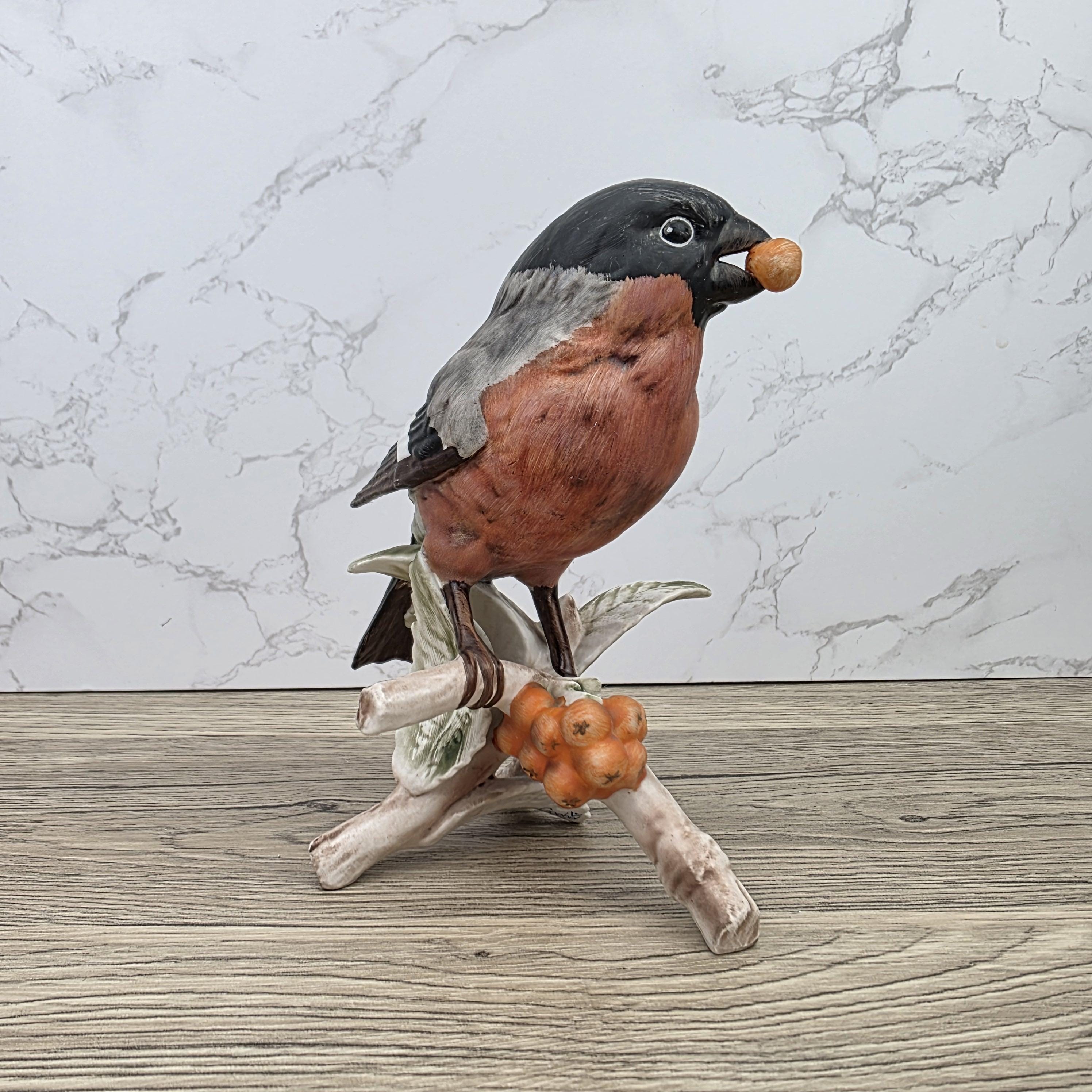 Hummel Goebel Bullfinch Bird Figurine 3813016 | W Germany Porcelain | Vintage Wildlife Collectible Decor Sculpture