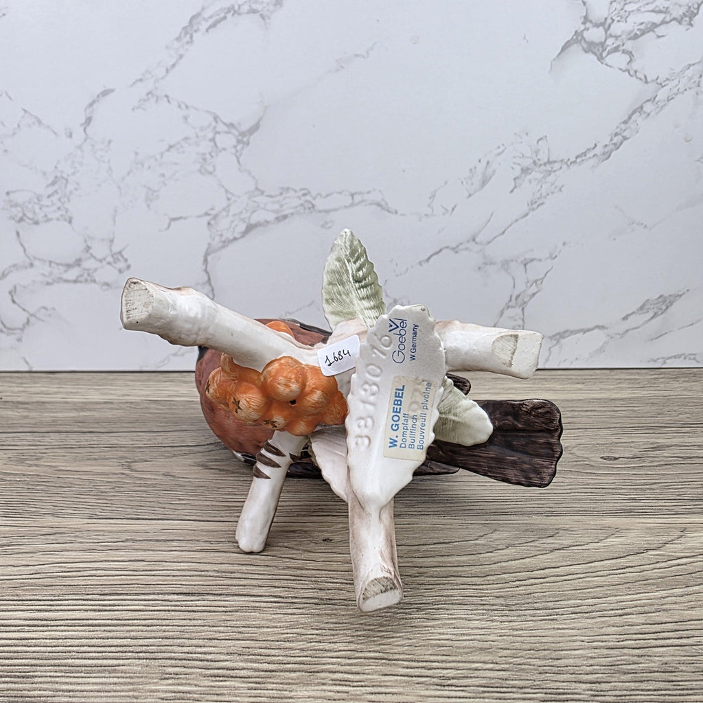 Hummel Goebel Bullfinch Bird Figurine 3813016 | W Germany Porcelain | Vintage Wildlife Collectible Decor Sculpture