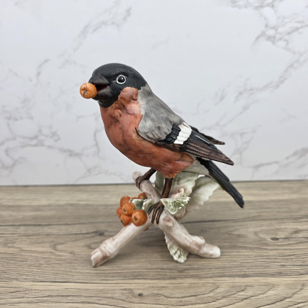 Hummel Goebel Bullfinch Bird Figurine 3813016 | W Germany Porcelain | Vintage Wildlife Collectible Decor Sculpture