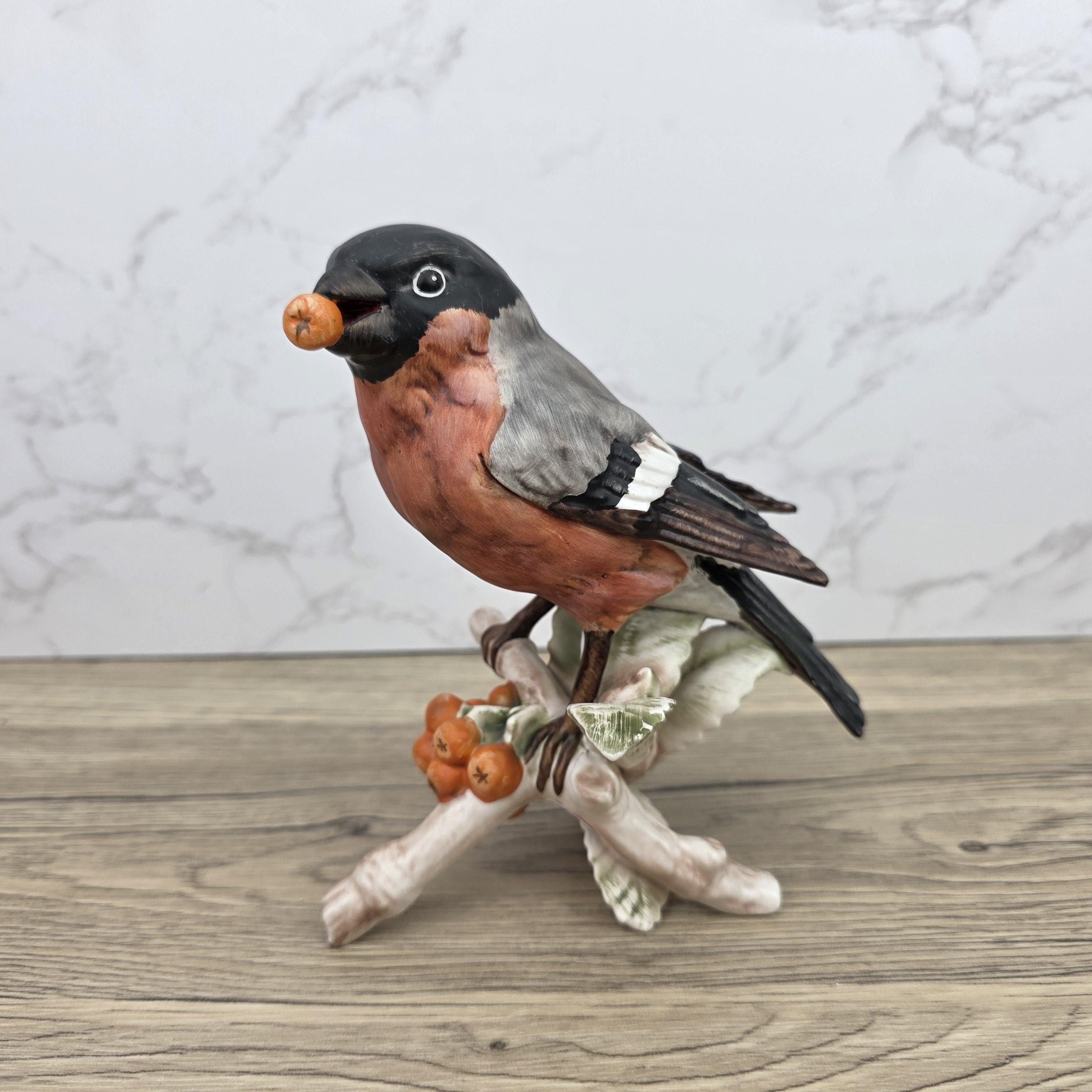 Hummel Goebel Bullfinch Bird Figurine 3813016 | W Germany Porcelain | Vintage Wildlife Collectible Decor Sculpture