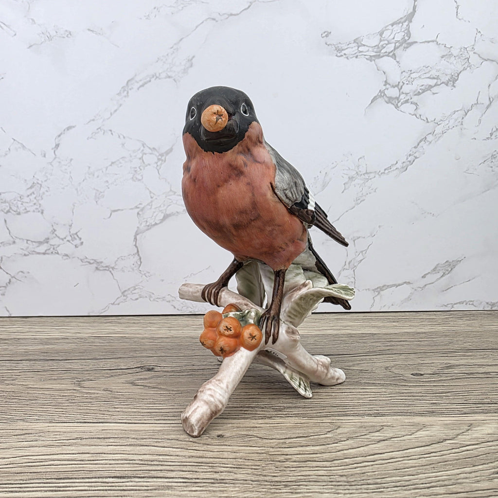 Hummel Goebel Bullfinch Bird Figurine 3813016 | W Germany Porcelain | Vintage Wildlife Collectible Decor Sculpture