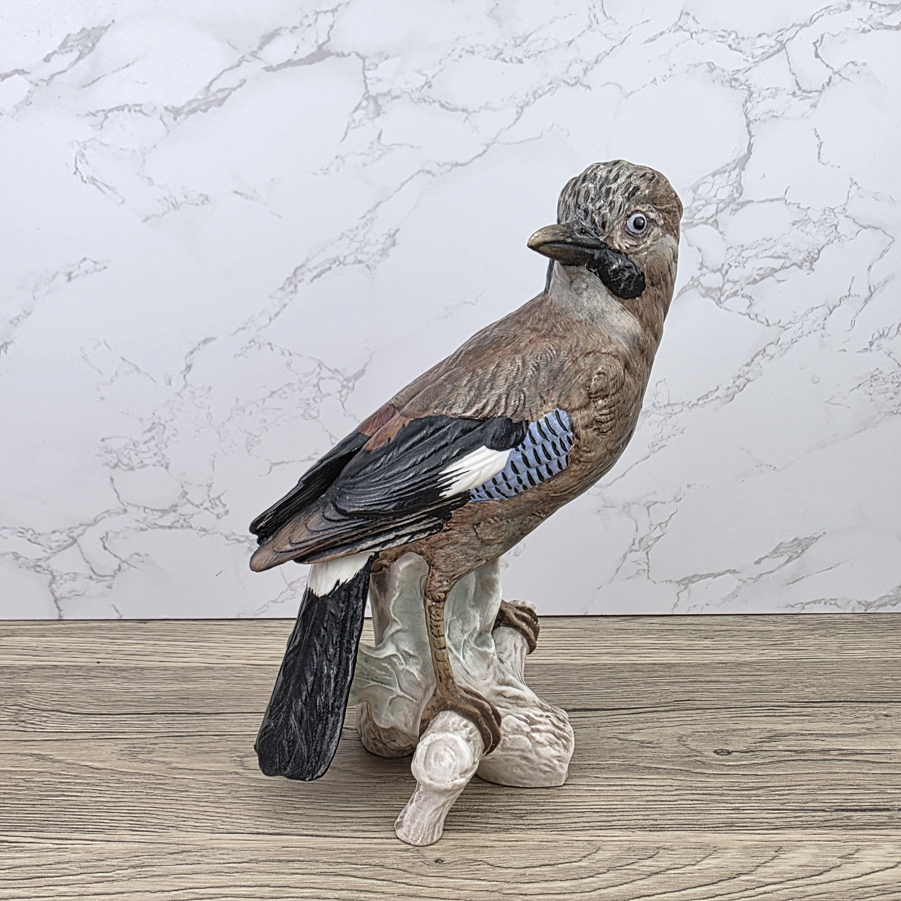 Vintage Goebel Porcelain Bird Figurine Made in W. Germany | Hand Painted Porcelain Sculpture Collectible