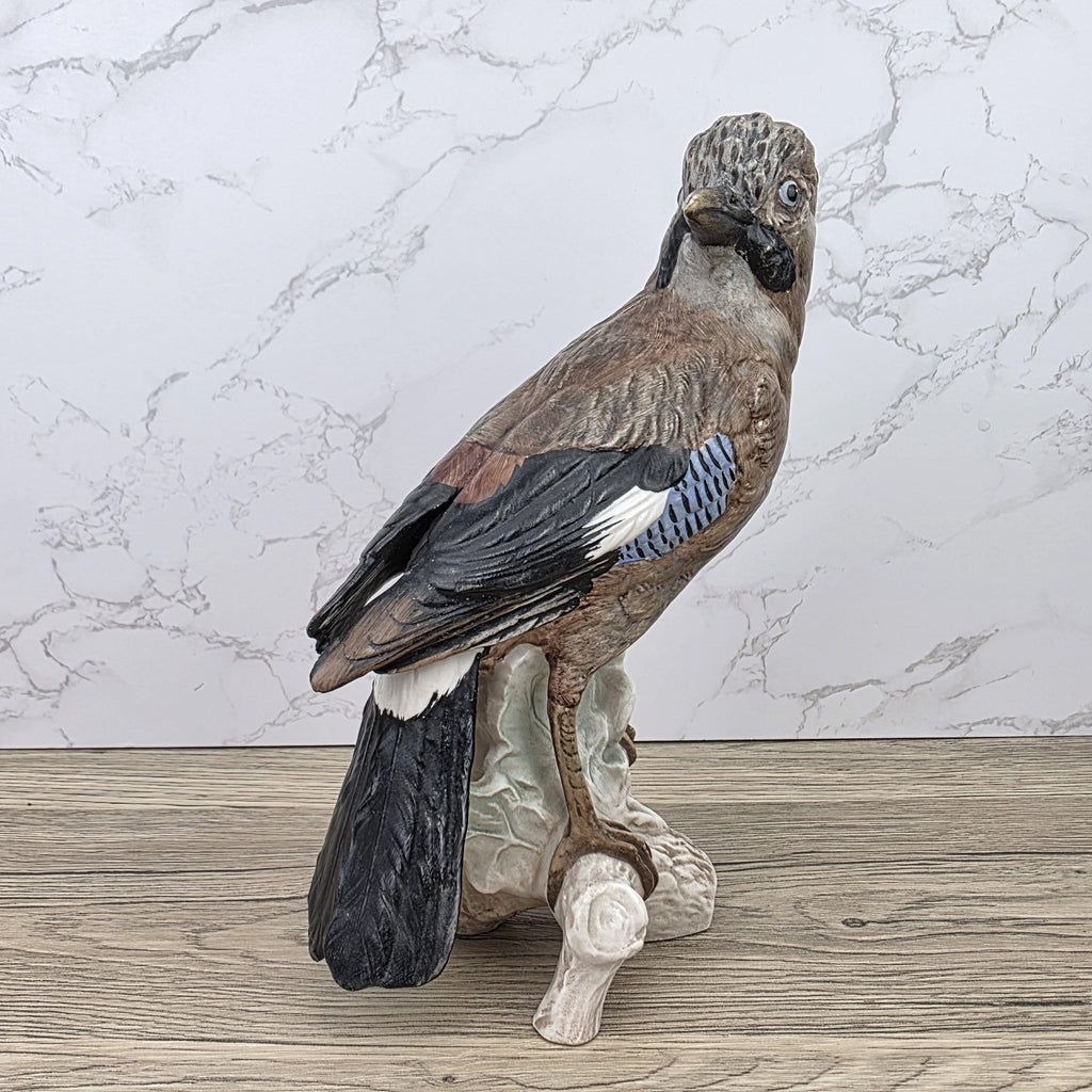 Vintage Goebel Porcelain Bird Figurine Made in W. Germany | Hand Painted Porcelain Sculpture Collectible