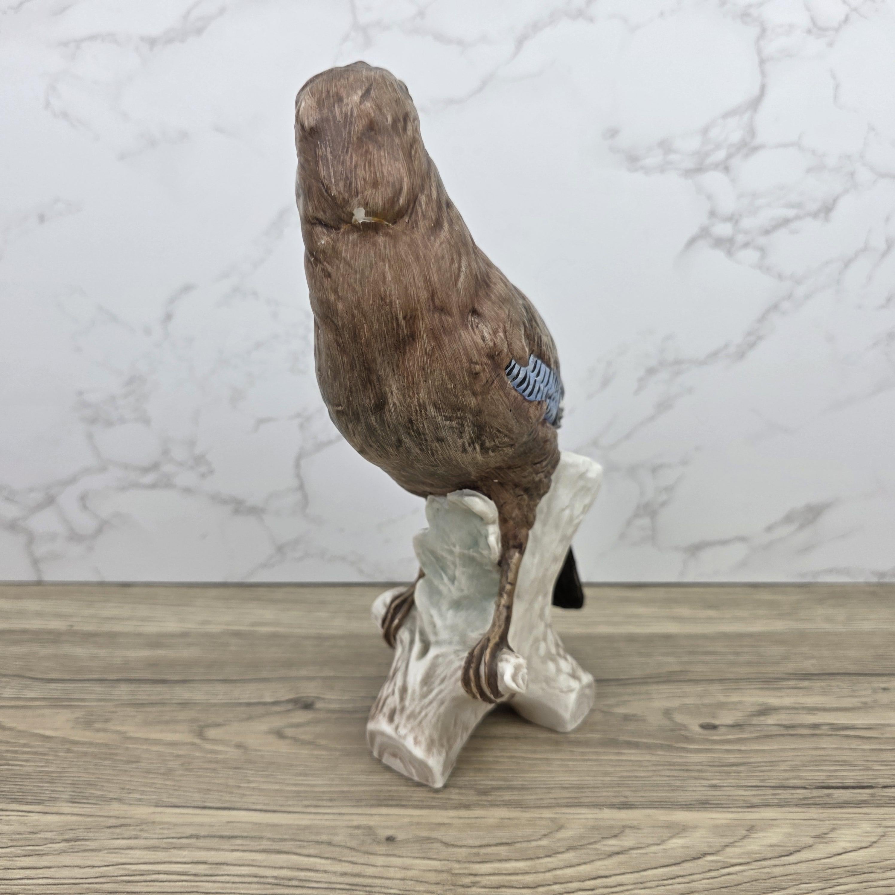 Vintage Goebel Porcelain Bird Figurine Made in W. Germany | Hand Painted Porcelain Sculpture Collectible