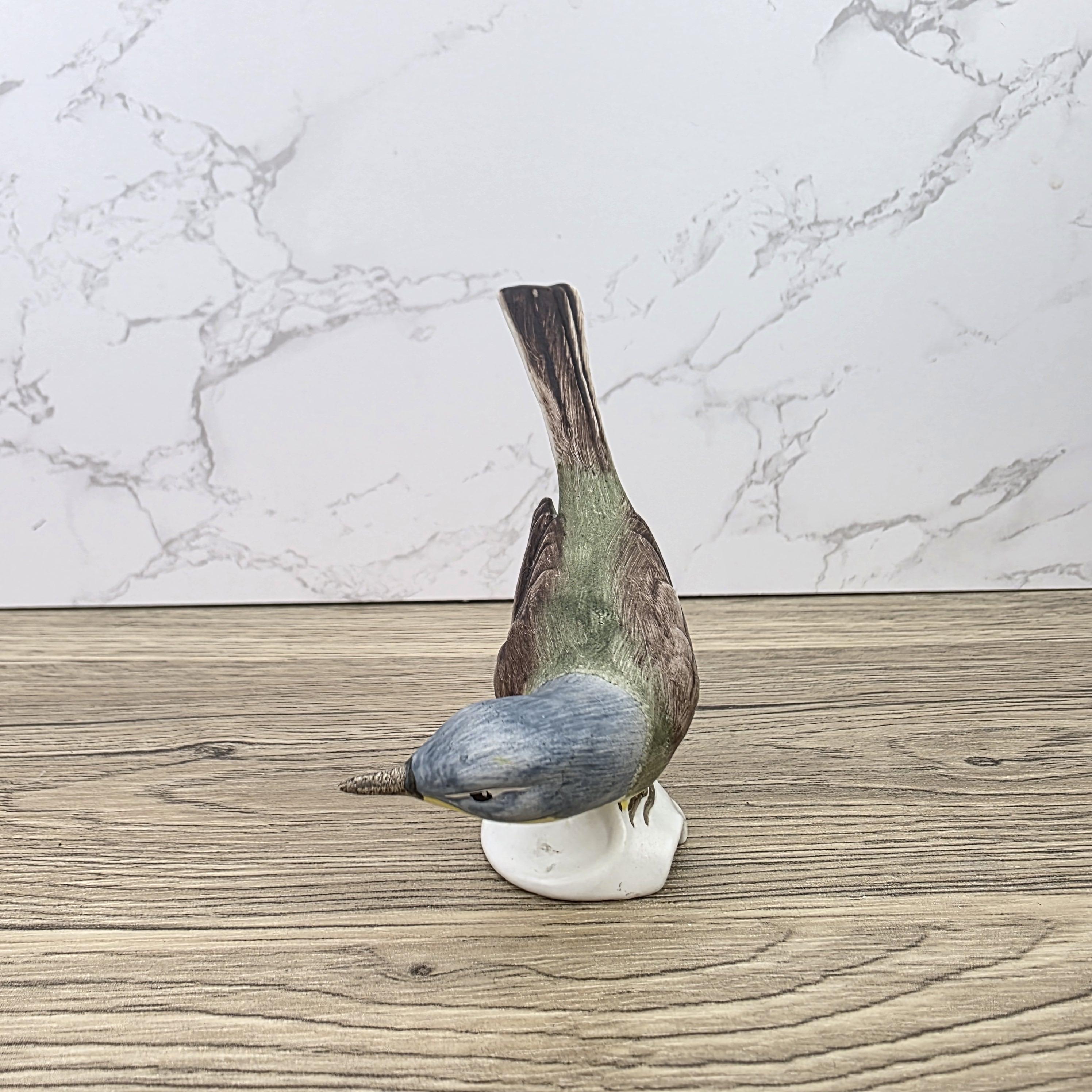 Goebel Hummel Bird Figurine CV32 | West Germany Hand Painted Porcelain Miniature Sculpture Decor