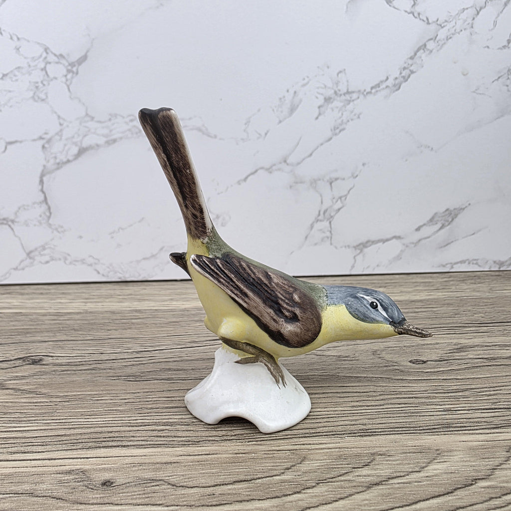 Goebel Hummel Bird Figurine CV32 | West Germany Hand Painted Porcelain Miniature Sculpture Decor