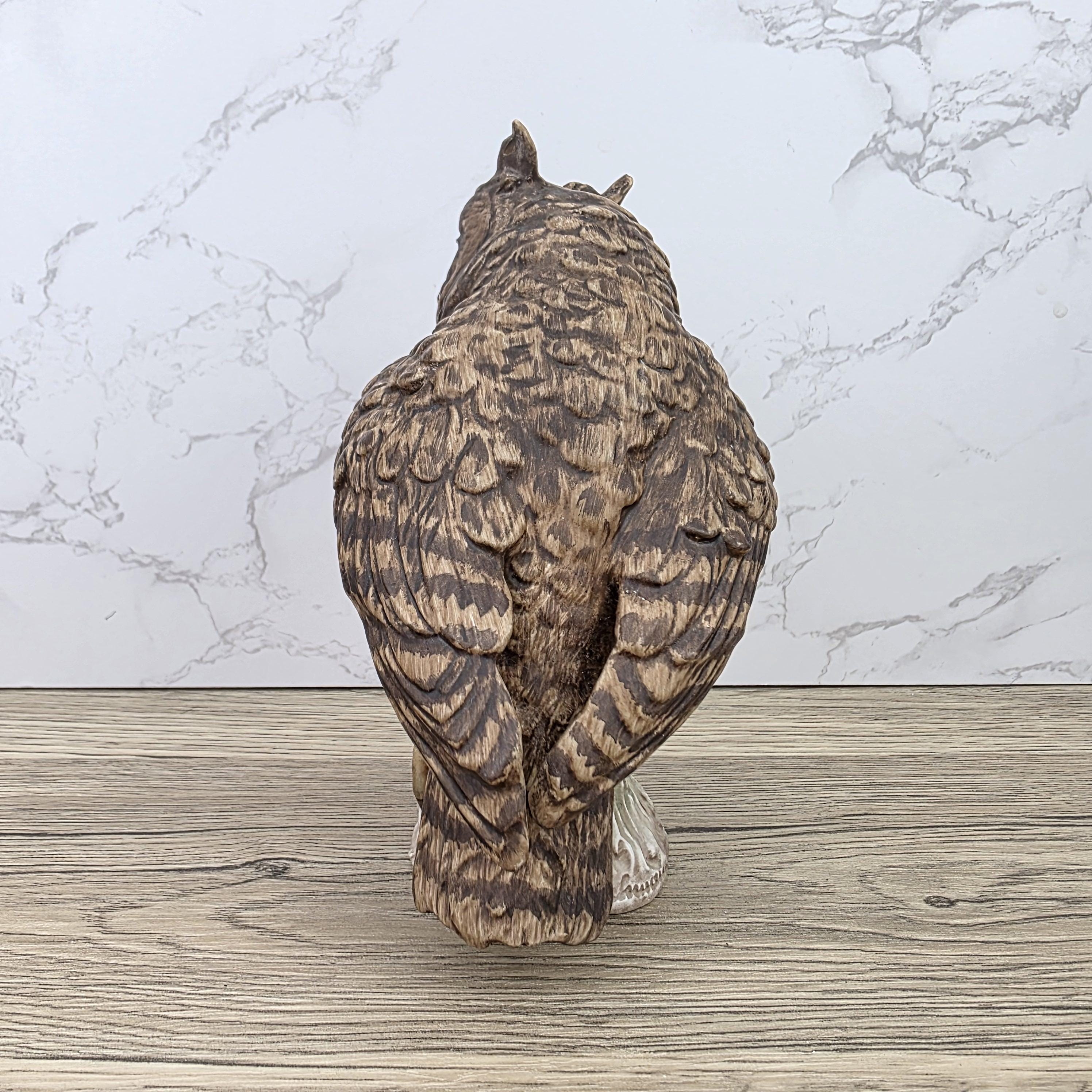 W Goebel Hummel Screech Owl Figurine CV99 1969 | West Germany Hand Painted Porcelain Sculpture