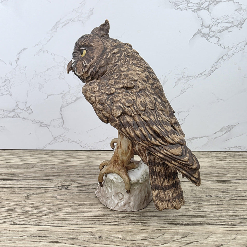 W Goebel Hummel Screech Owl Figurine CV99 1969 | West Germany Hand Painted Porcelain Sculpture