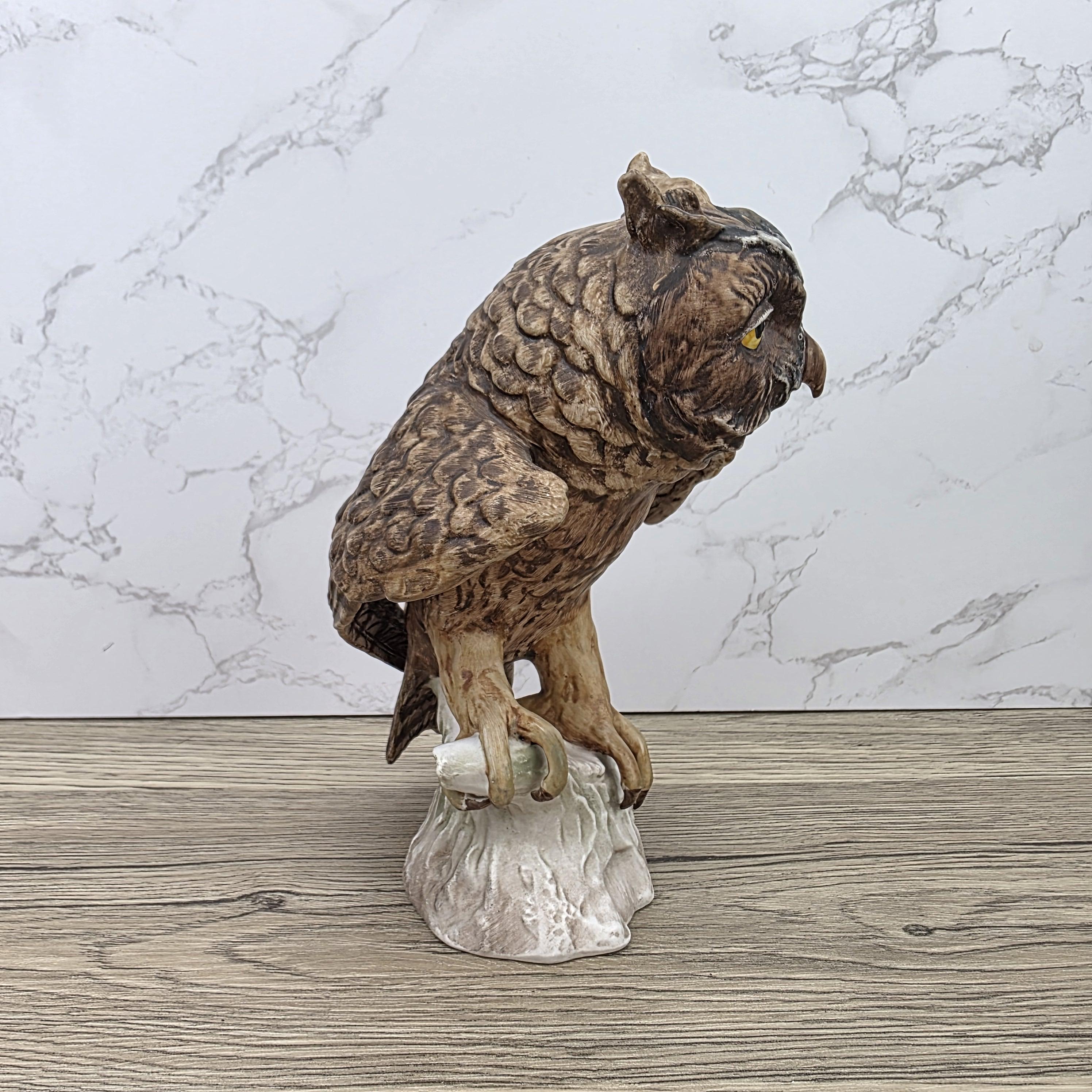 W Goebel Hummel Screech Owl Figurine CV99 1969 | West Germany Hand Painted Porcelain Sculpture