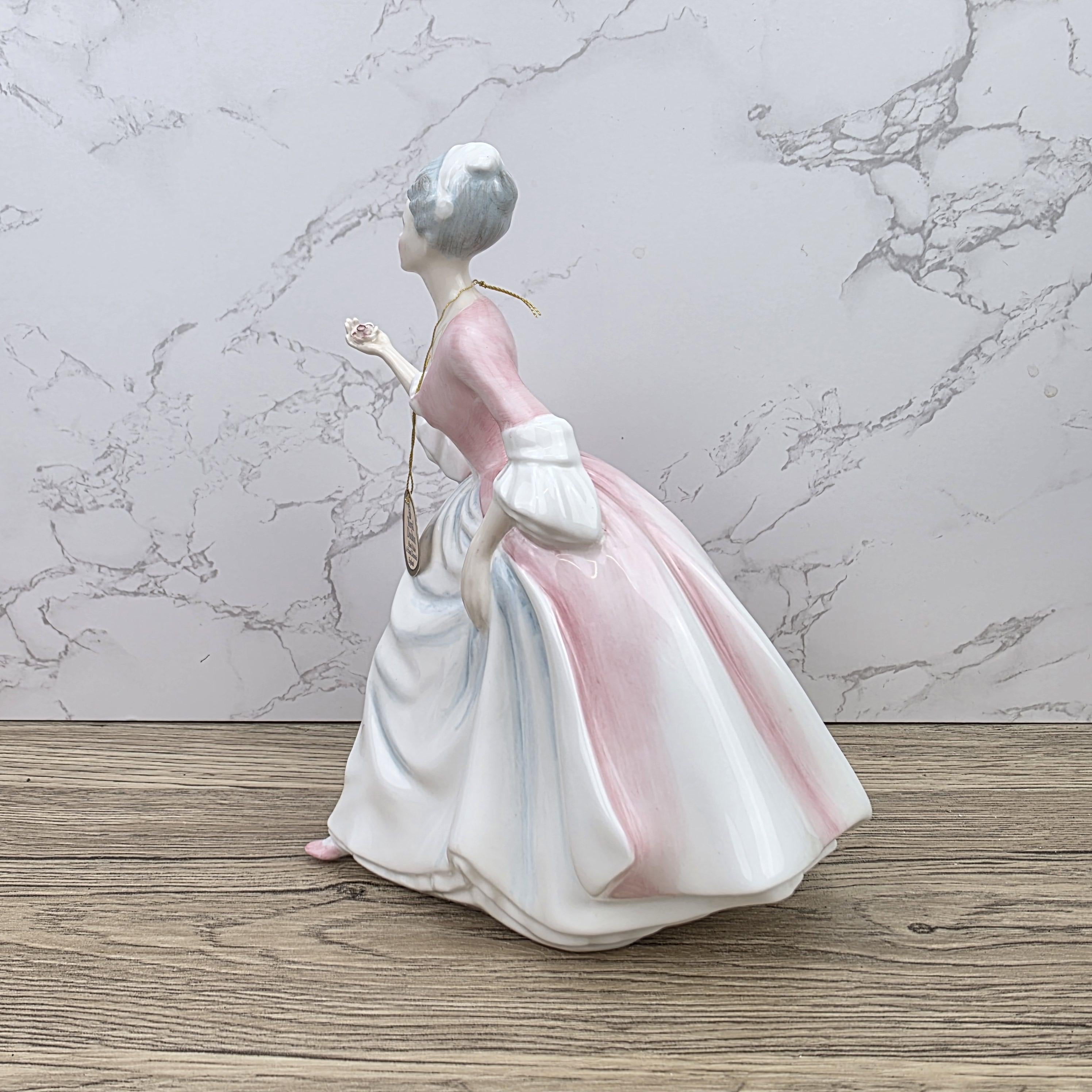 Royal Doulton Diana HN3266 Porcelain Lady Figurine Hand Decorated England 1990 Collectible Display