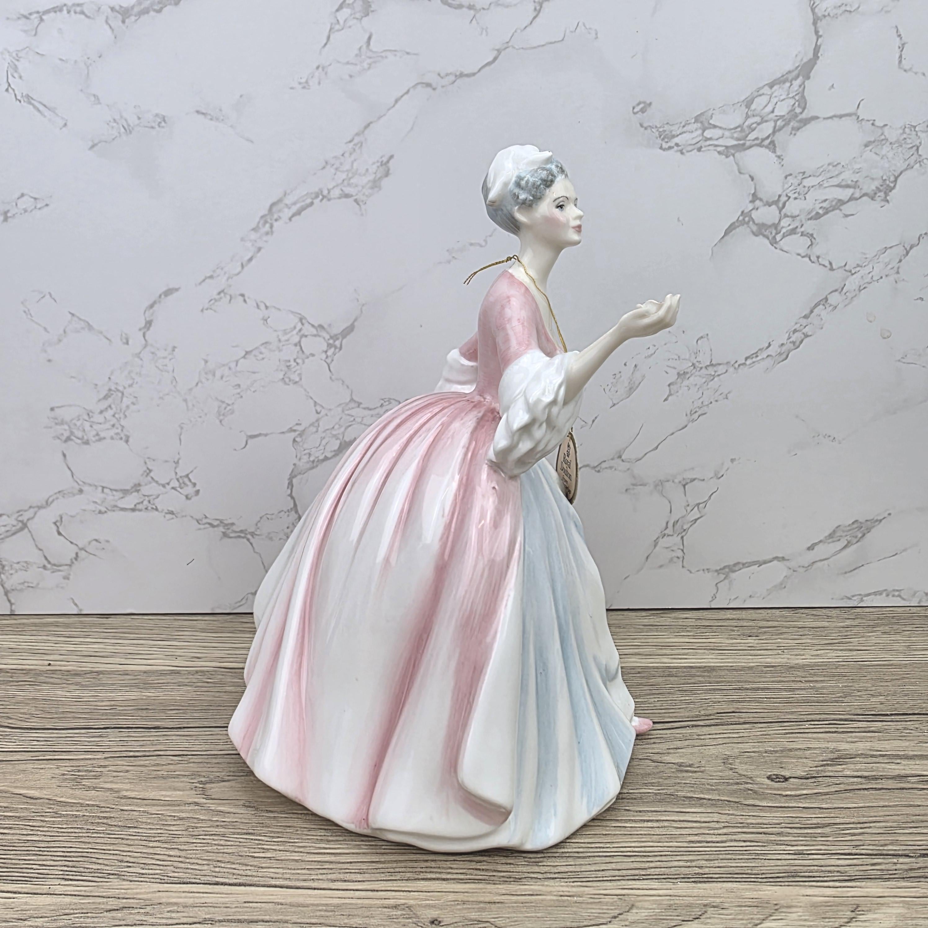 Royal Doulton Diana HN3266 Porcelain Lady Figurine Hand Decorated England 1990 Collectible Display