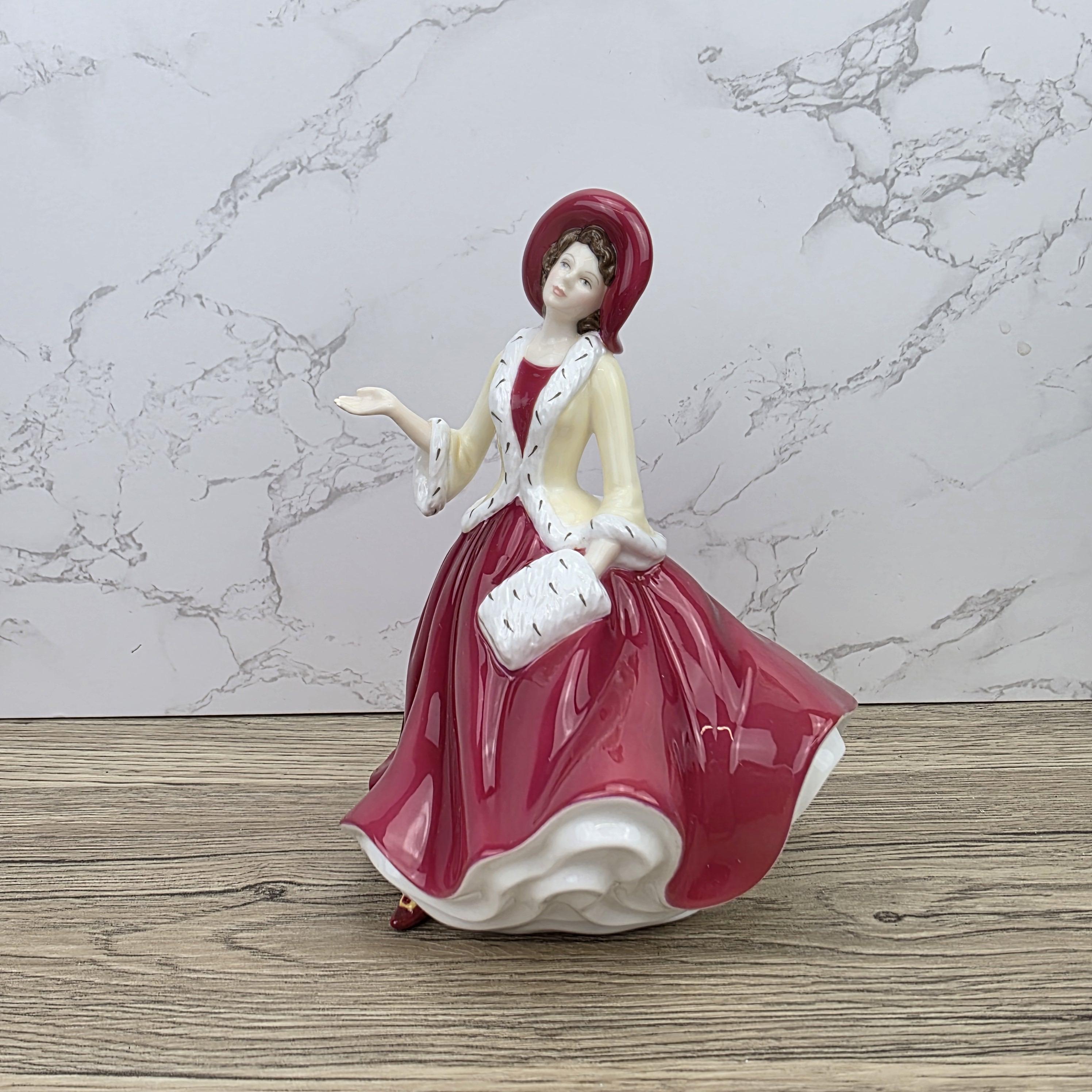 Royal Doulton Pretty Ladies Christmas Day HN5350 Porcelain Lady Figurine Hand Decorated England