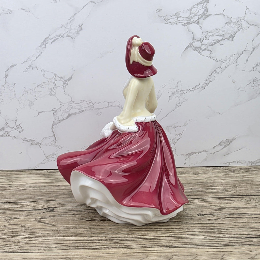 Royal Doulton Pretty Ladies Christmas Day HN5350 Porcelain Lady Figurine Hand Decorated England