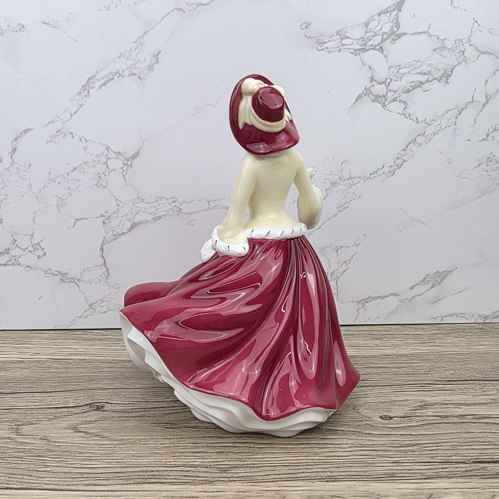 Royal Doulton Pretty Ladies Christmas Day HN5350 Porcelain Lady Figurine Hand Decorated England