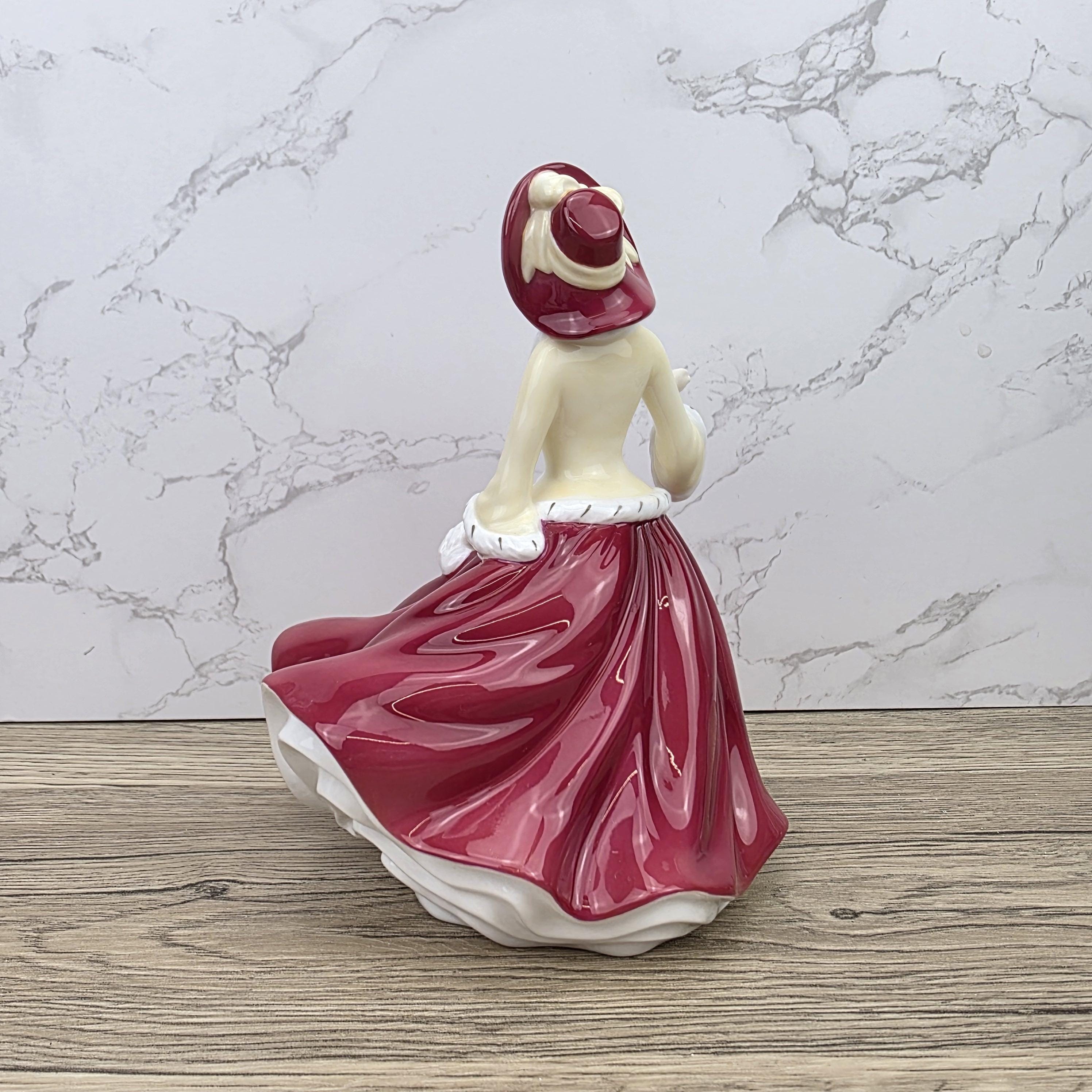 Royal Doulton Pretty Ladies Christmas Day HN5350 Porcelain Lady Figurine Hand Decorated England