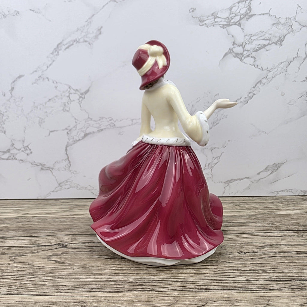 Royal Doulton Pretty Ladies Christmas Day HN5350 Porcelain Lady Figurine Hand Decorated England