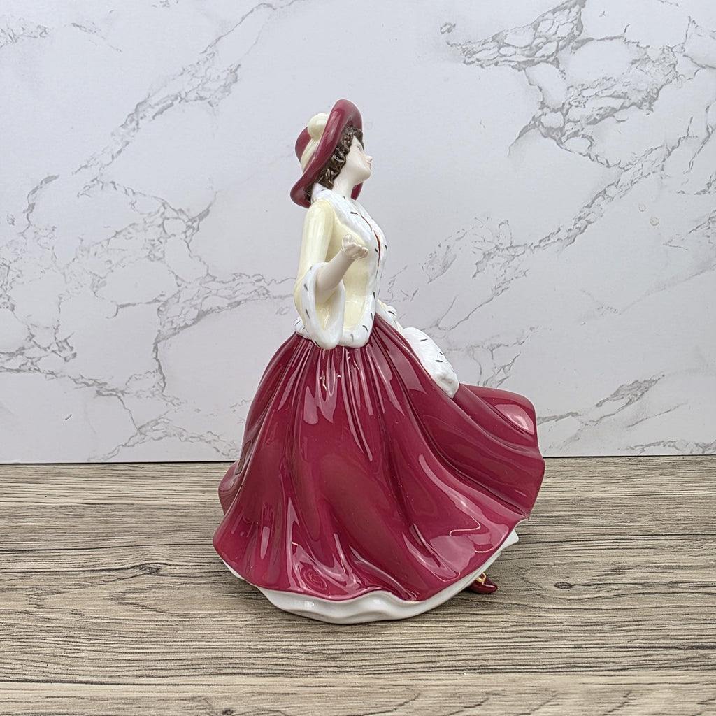 Royal Doulton Pretty Ladies Christmas Day HN5350 Porcelain Lady Figurine Hand Decorated England