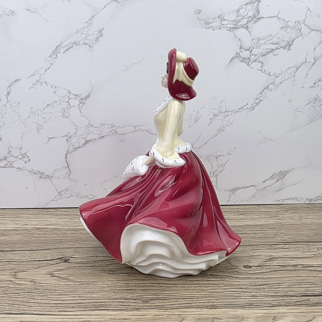 Royal Doulton Pretty Ladies Christmas Day HN5350 Porcelain Lady Figurine Hand Decorated England