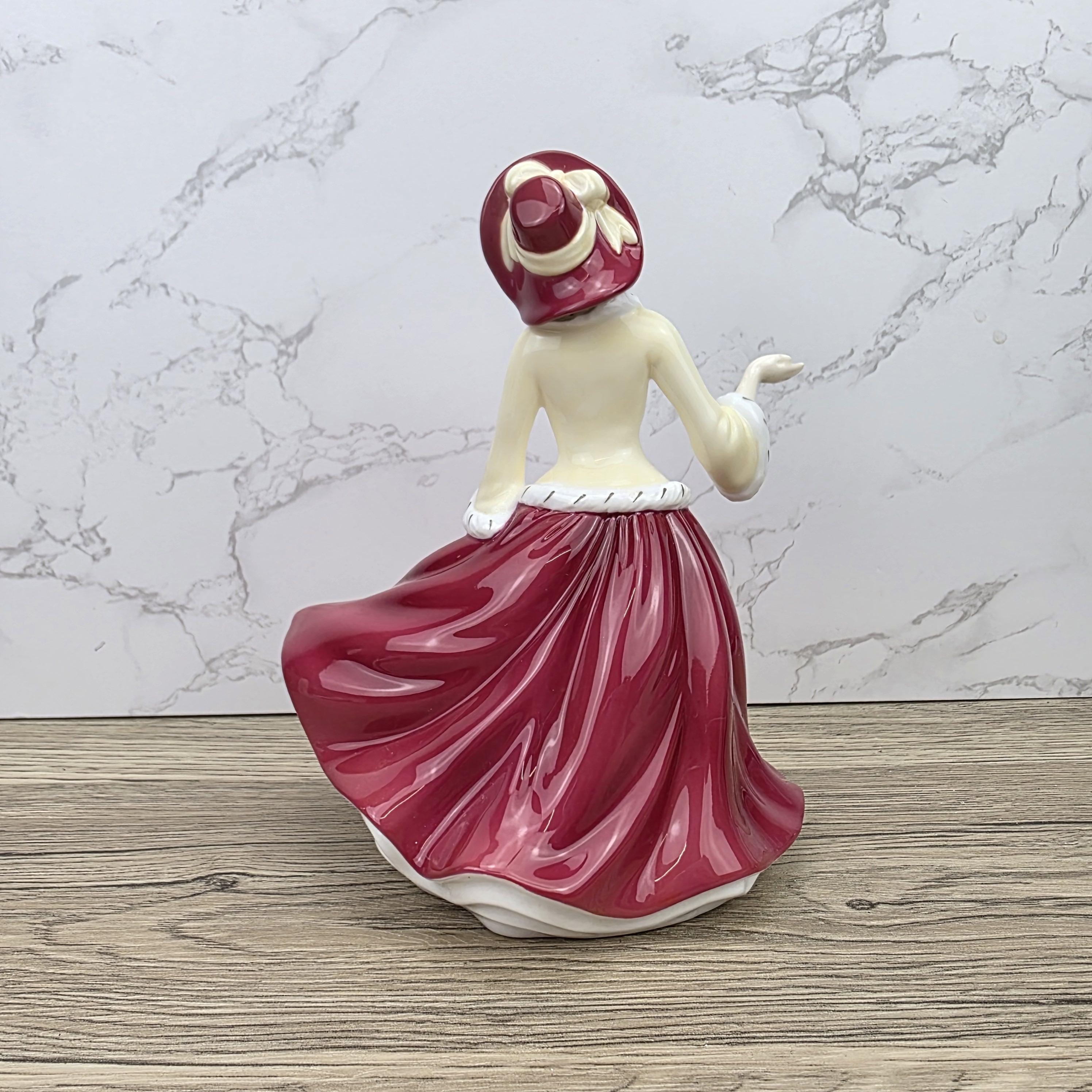 Royal Doulton Pretty Ladies Christmas Day HN5350 Porcelain Lady Figurine Hand Decorated England