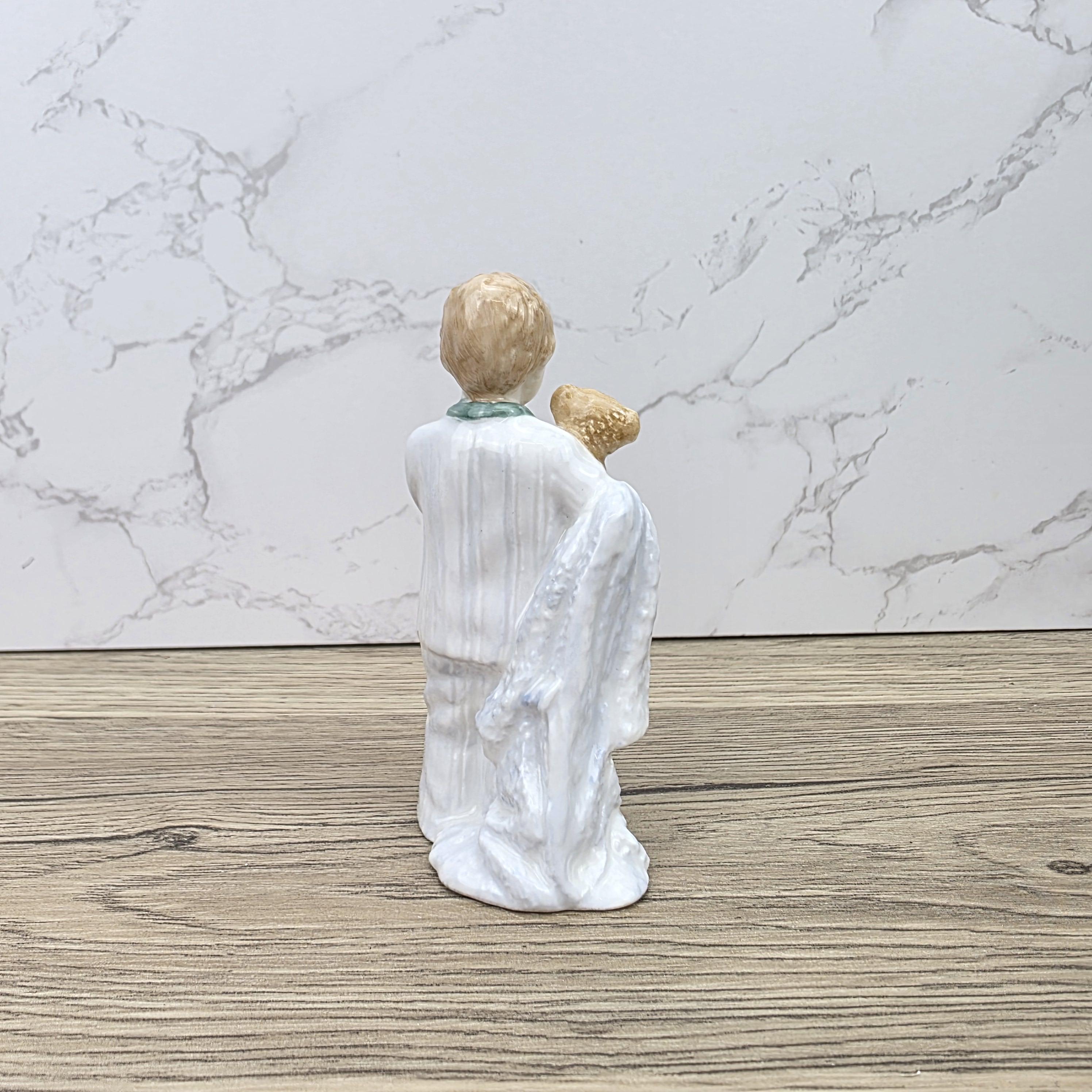 Vintage Royal Doulton Sleepy Head HN3761 Porcelain Child Figurine Hand Decorated England 1985 Collectible
