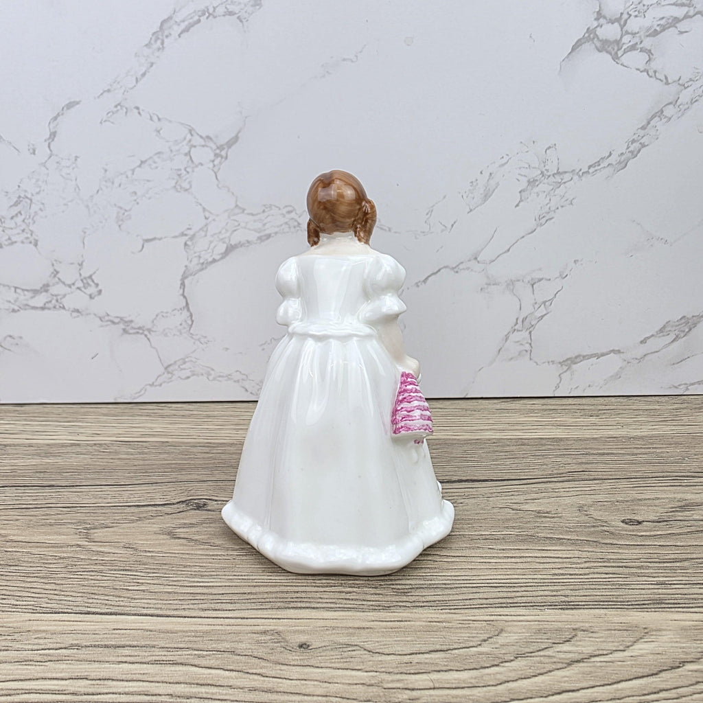 Vintage Royal Doulton Lynsey HN3043 Porcelain Girl Figurine Hand Decorated England 1984 Bone China