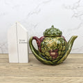 Ceramic Grape Teapot Vintage English Pottery Majolica Style Decorative Tableware Collectible Kitchen Display