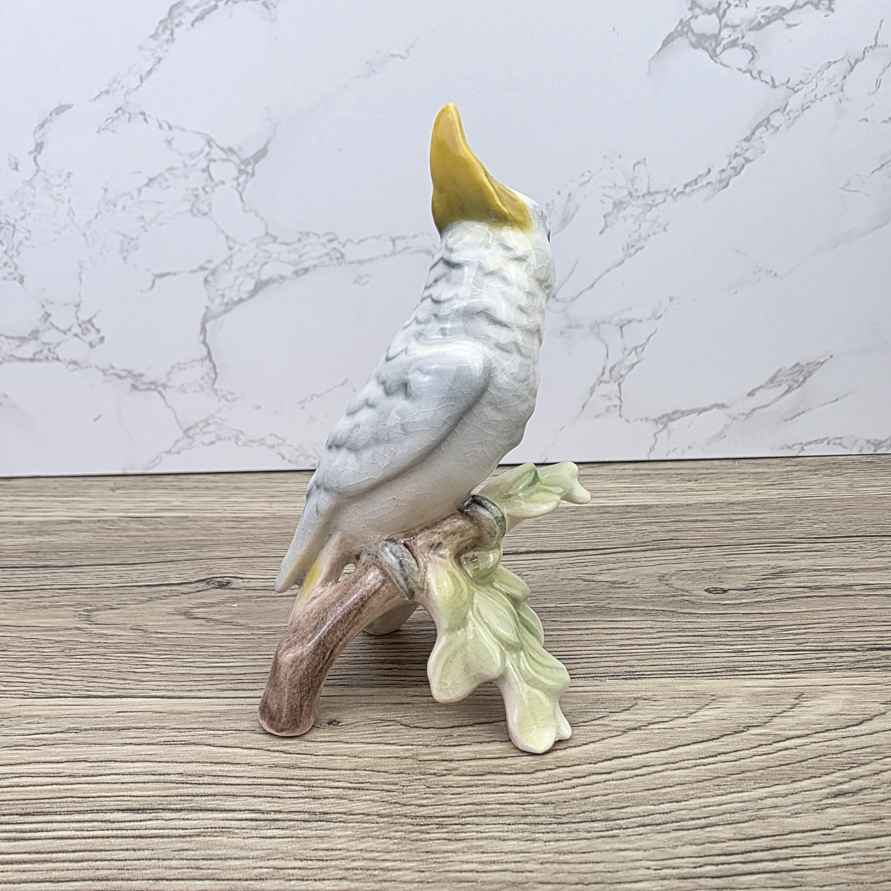 Hummel Goebel Bird Figurine Vintage West Germany Porcelain Parrot Sculpture Collectible