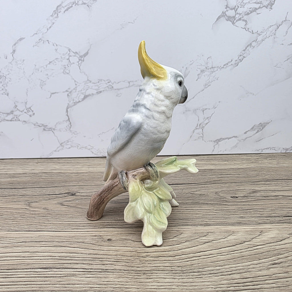 Hummel Goebel Bird Figurine Vintage West Germany Porcelain Parrot Sculpture Collectible