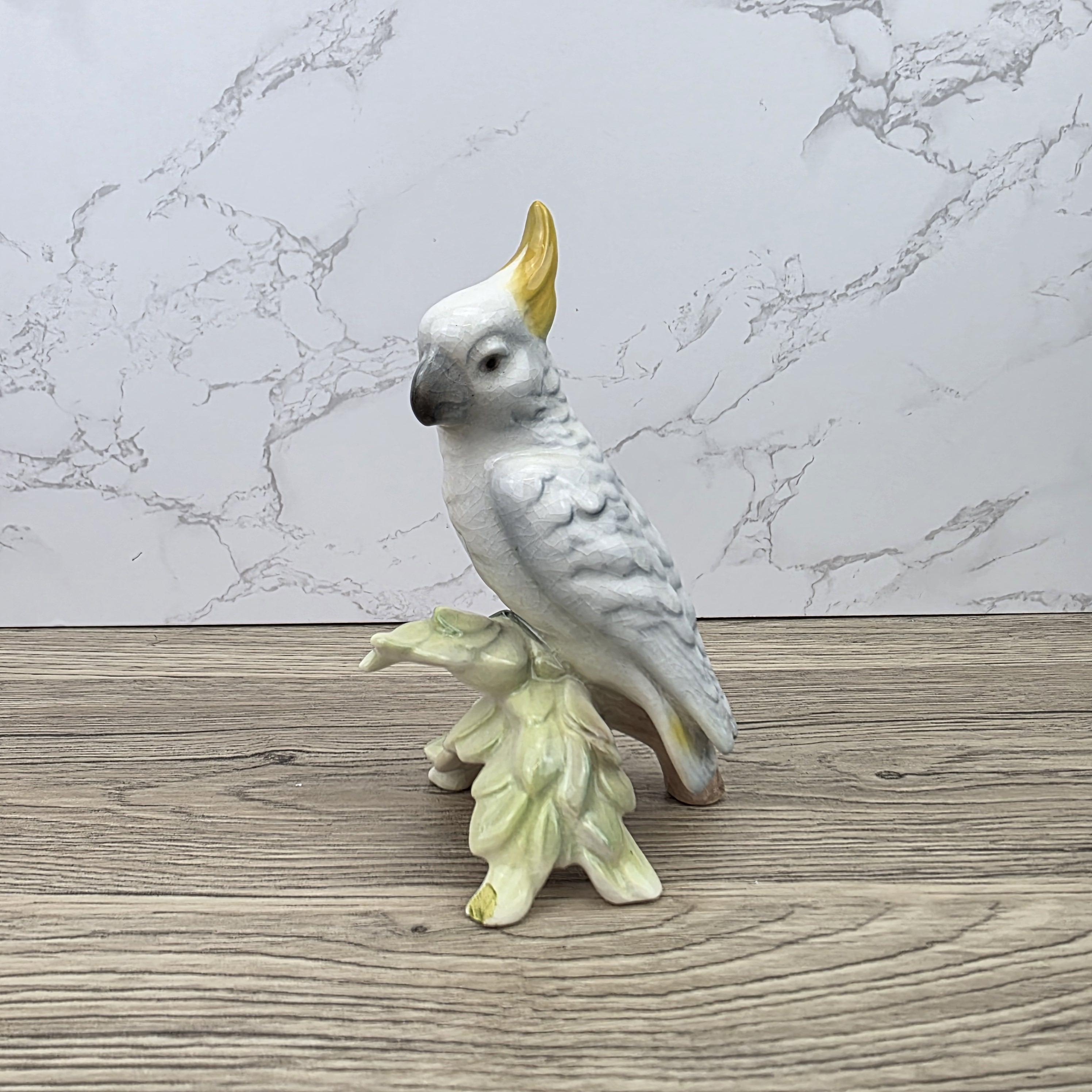 Hummel Goebel Bird Figurine Vintage West Germany Porcelain Parrot Sculpture Collectible