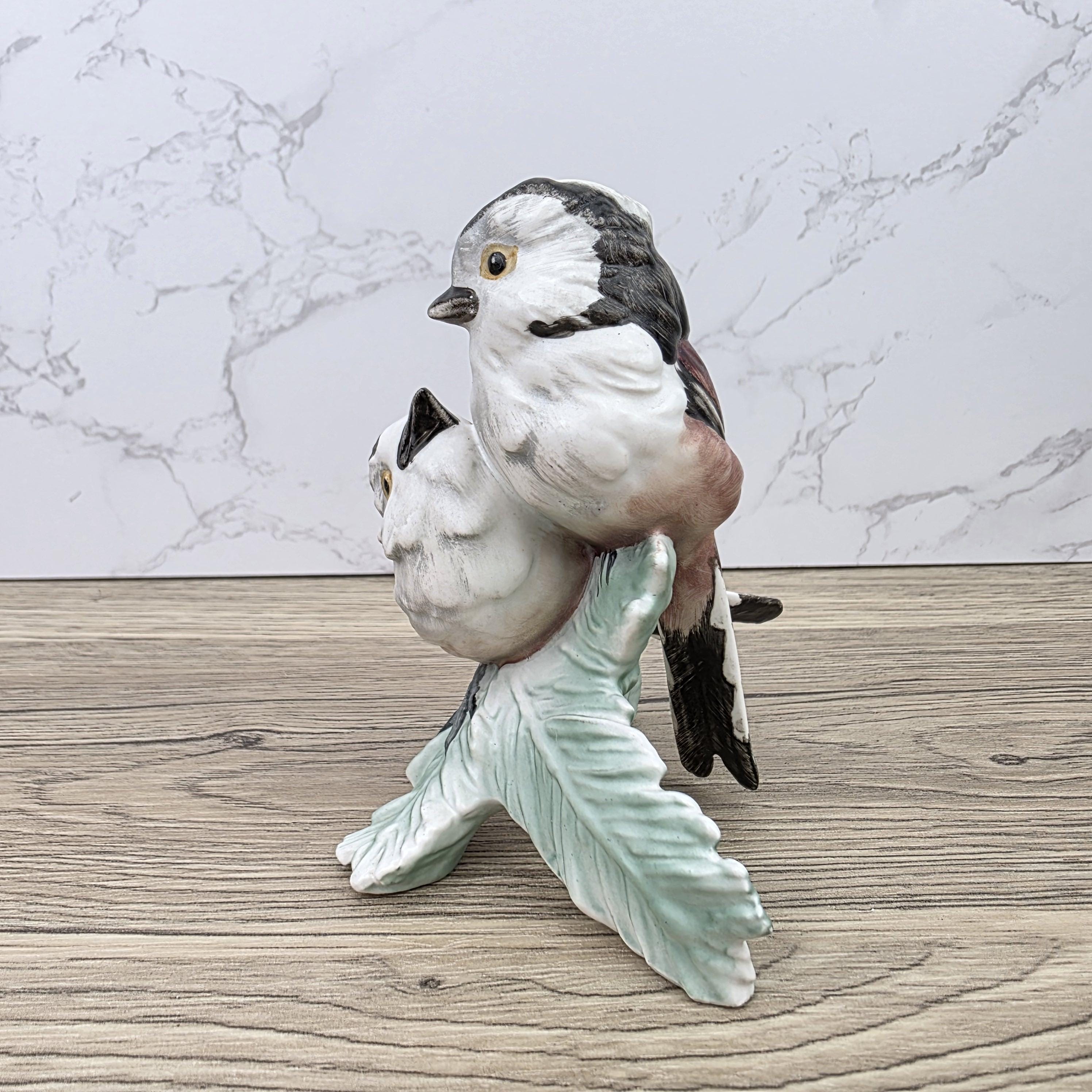 Goebel Hummel Long-tailed Tit Bird Figurine Vintage German Porcelain Schwanzmeise Collectible