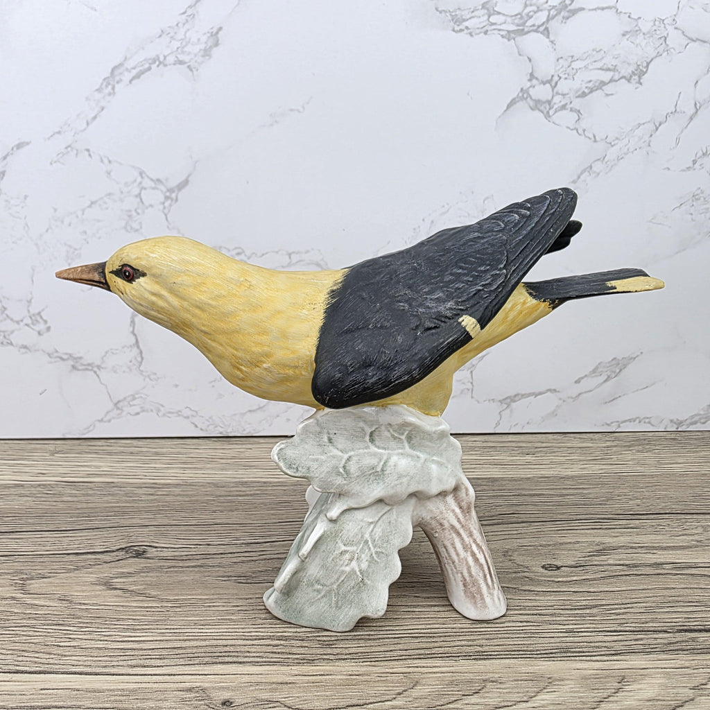 Goebel Golden Oriole Bird Figurine CV89 | West Germany Porcelain | Vintage Wildlife Sculpture Decor Collectible