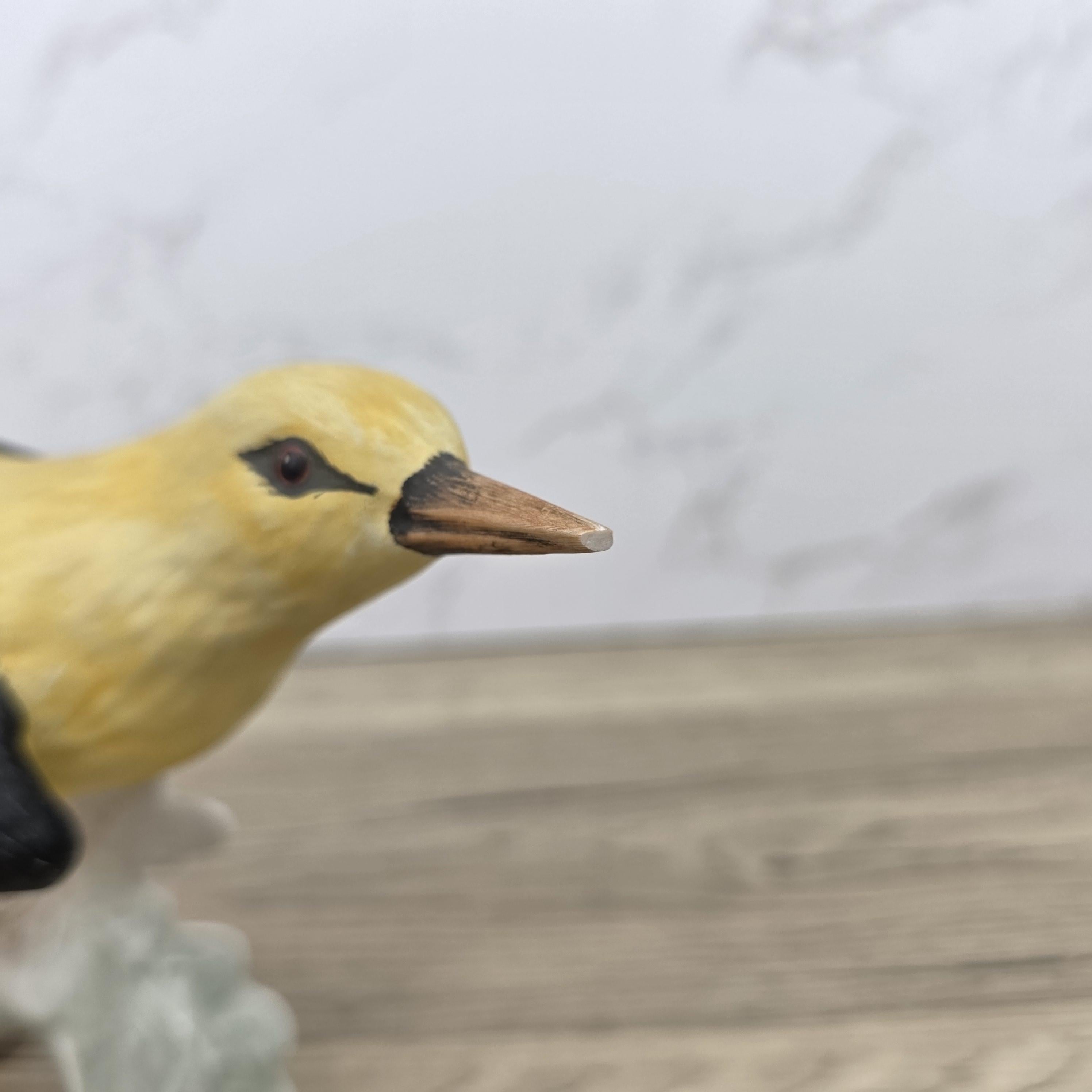 Goebel Golden Oriole Bird Figurine CV89 | West Germany Porcelain | Vintage Wildlife Sculpture Decor Collectible