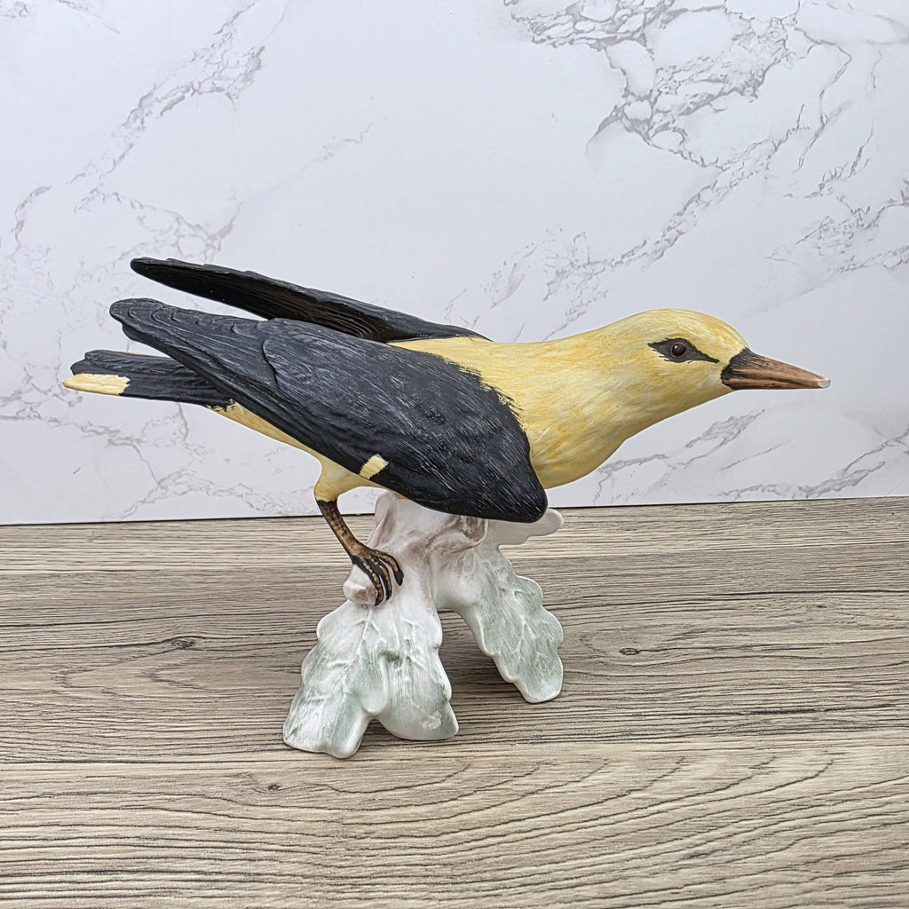 Goebel Golden Oriole Bird Figurine CV89 | West Germany Porcelain | Vintage Wildlife Sculpture Decor Collectible
