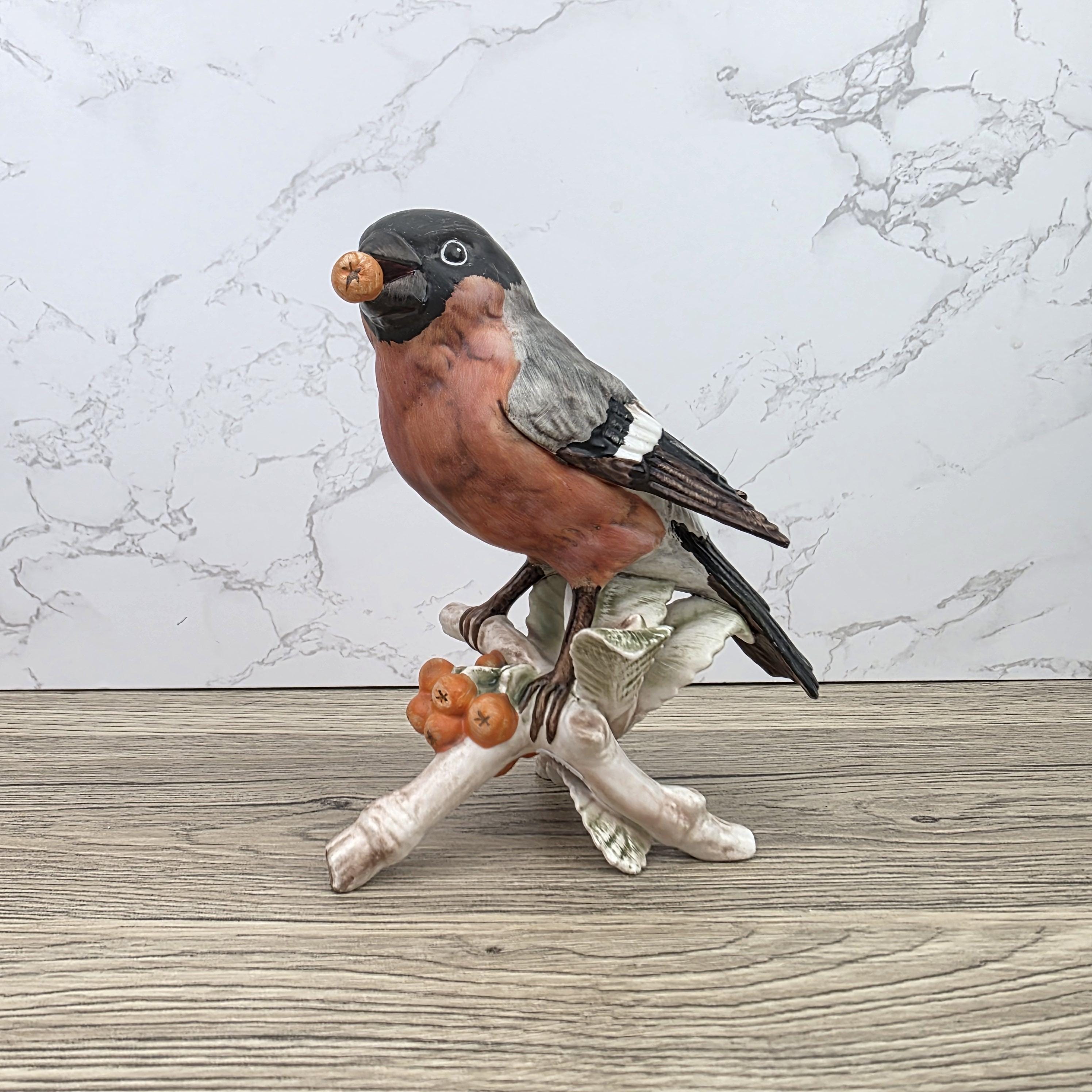 Hummel Goebel Bullfinch Bird Figurine 3813016 | W Germany Porcelain | Vintage Wildlife Collectible Decor Sculpture