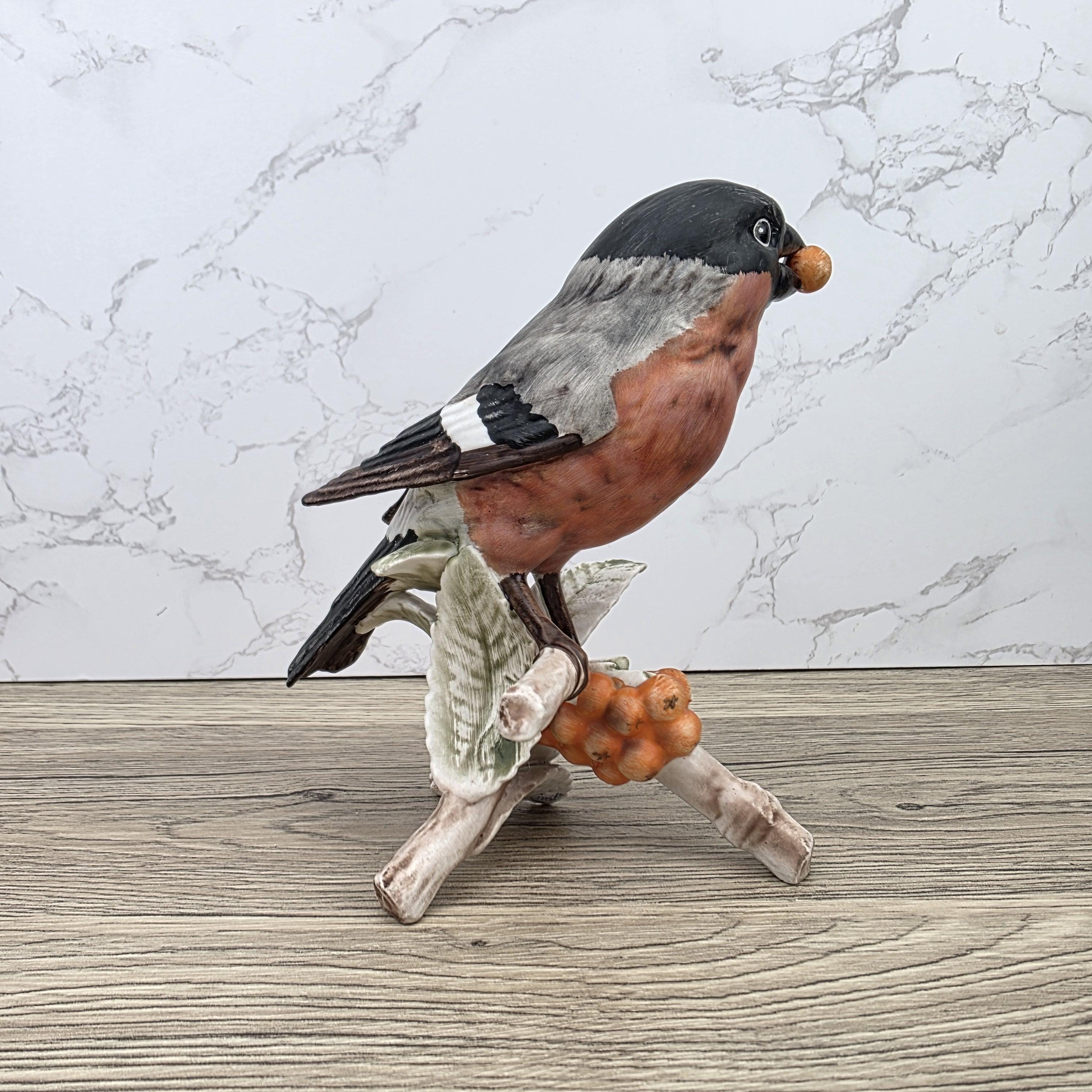 Hummel Goebel Bullfinch Bird Figurine 3813016 | W Germany Porcelain | Vintage Wildlife Collectible Decor Sculpture