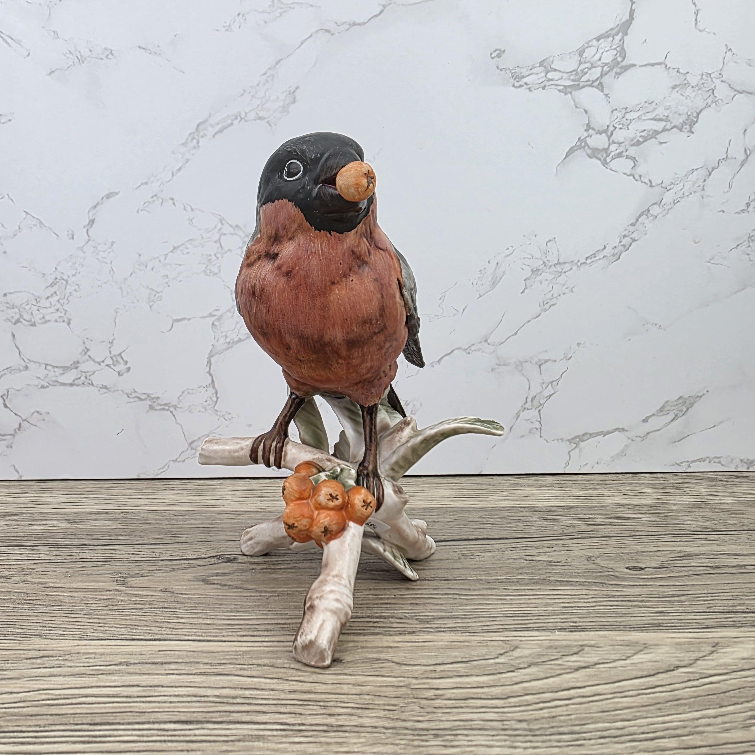 Hummel Goebel Bullfinch Bird Figurine 3813016 | W Germany Porcelain | Vintage Wildlife Collectible Decor Sculpture