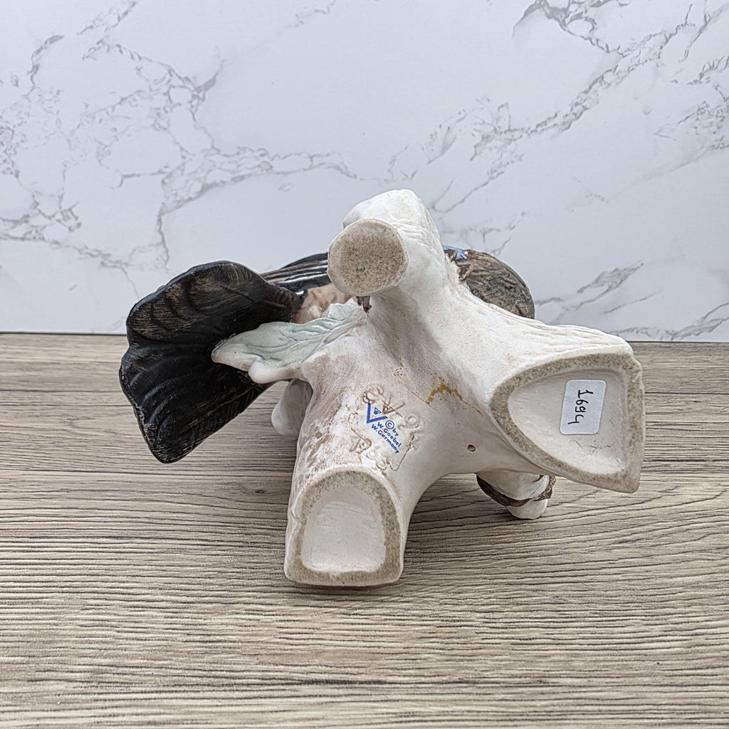 Vintage Goebel Porcelain Bird Figurine Made in W. Germany | Hand Painted Porcelain Sculpture Collectible