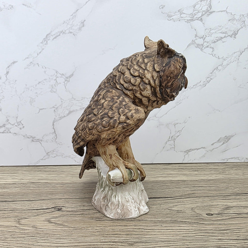 W Goebel Hummel Screech Owl Figurine CV99 1969 | West Germany Hand Painted Porcelain Sculpture