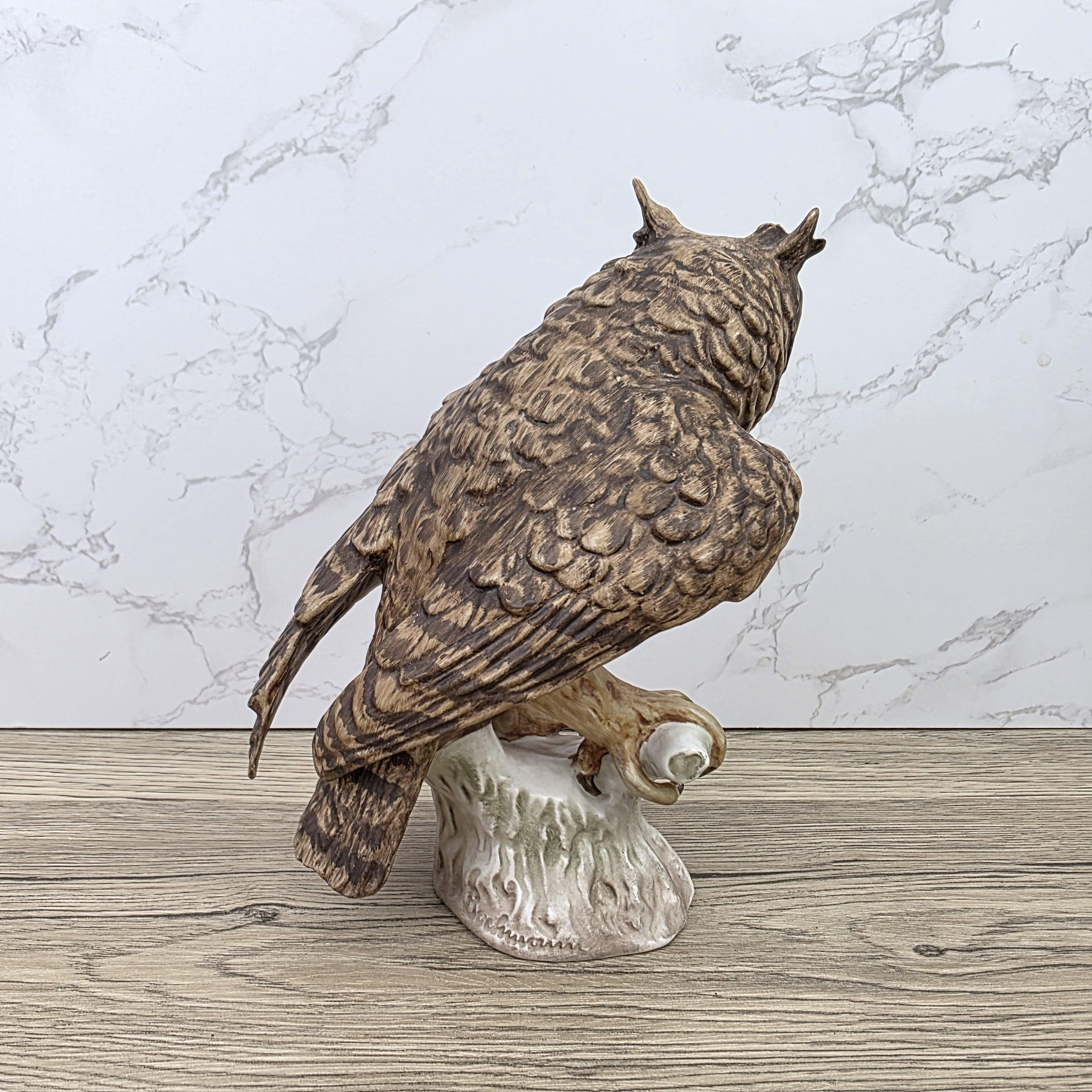 W Goebel Hummel Screech Owl Figurine CV99 1969 | West Germany Hand Painted Porcelain Sculpture