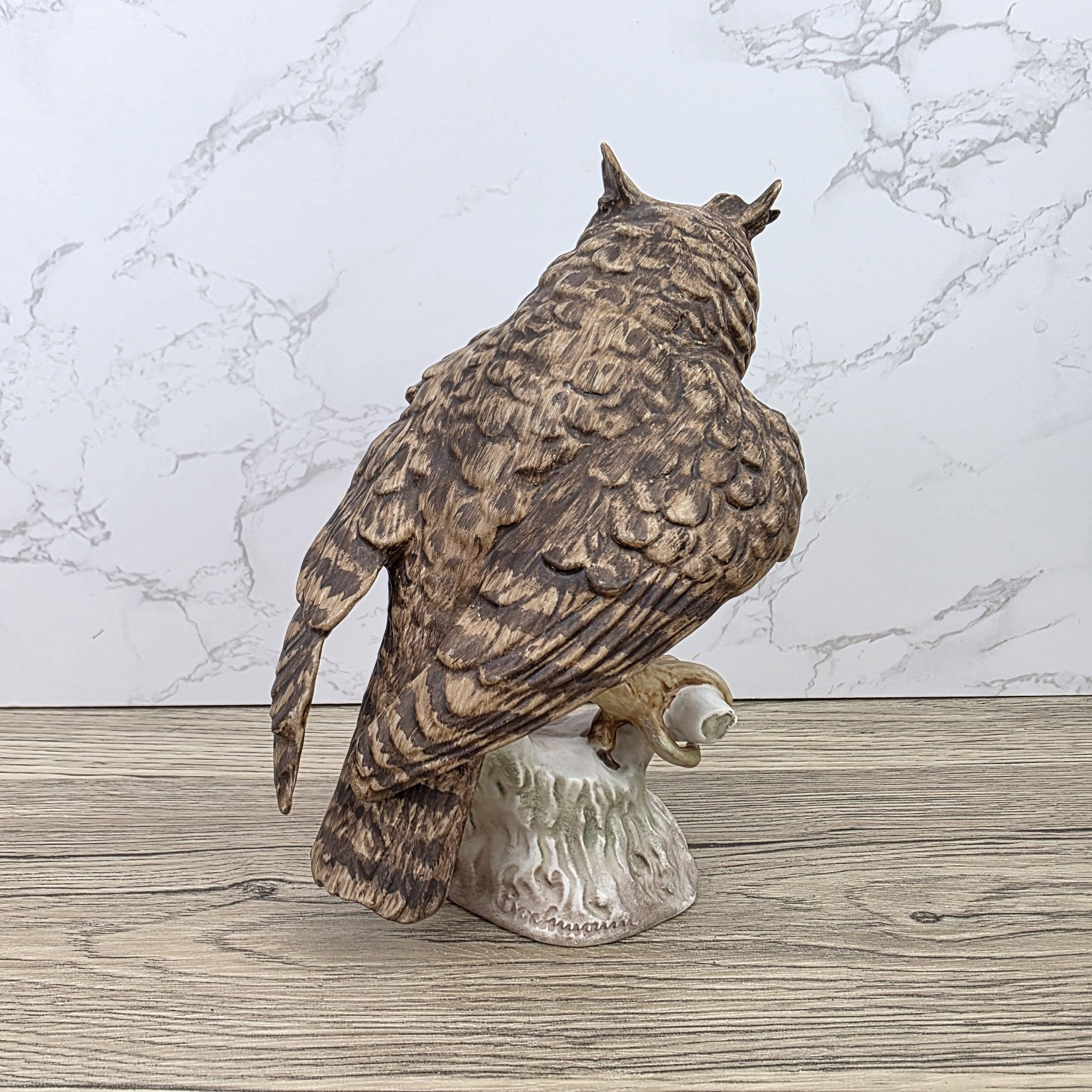 W Goebel Hummel Screech Owl Figurine CV99 1969 | West Germany Hand Painted Porcelain Sculpture
