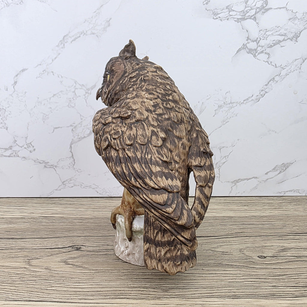 W Goebel Hummel Screech Owl Figurine CV99 1969 | West Germany Hand Painted Porcelain Sculpture
