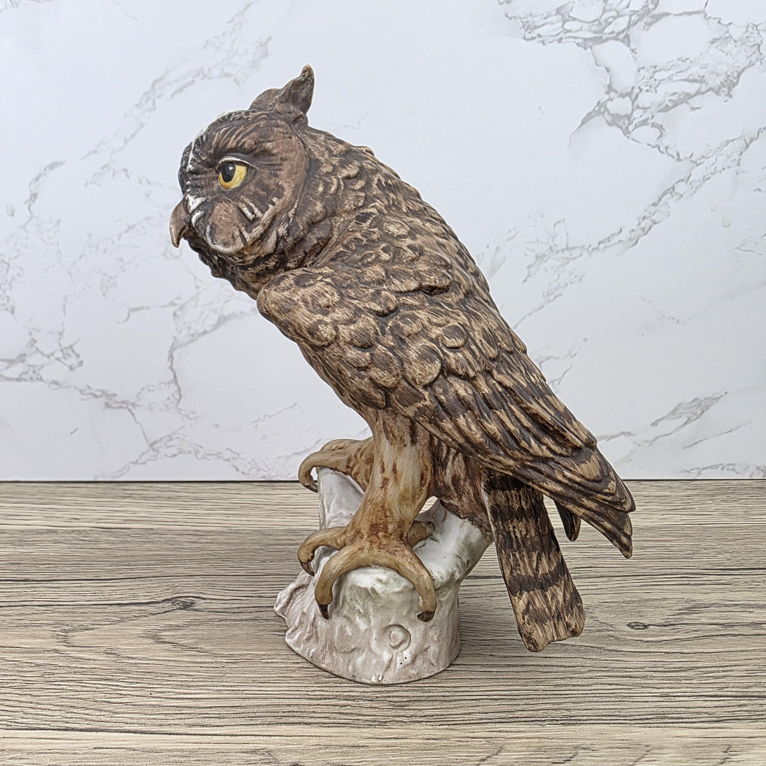 W Goebel Hummel Screech Owl Figurine CV99 1969 | West Germany Hand Painted Porcelain Sculpture