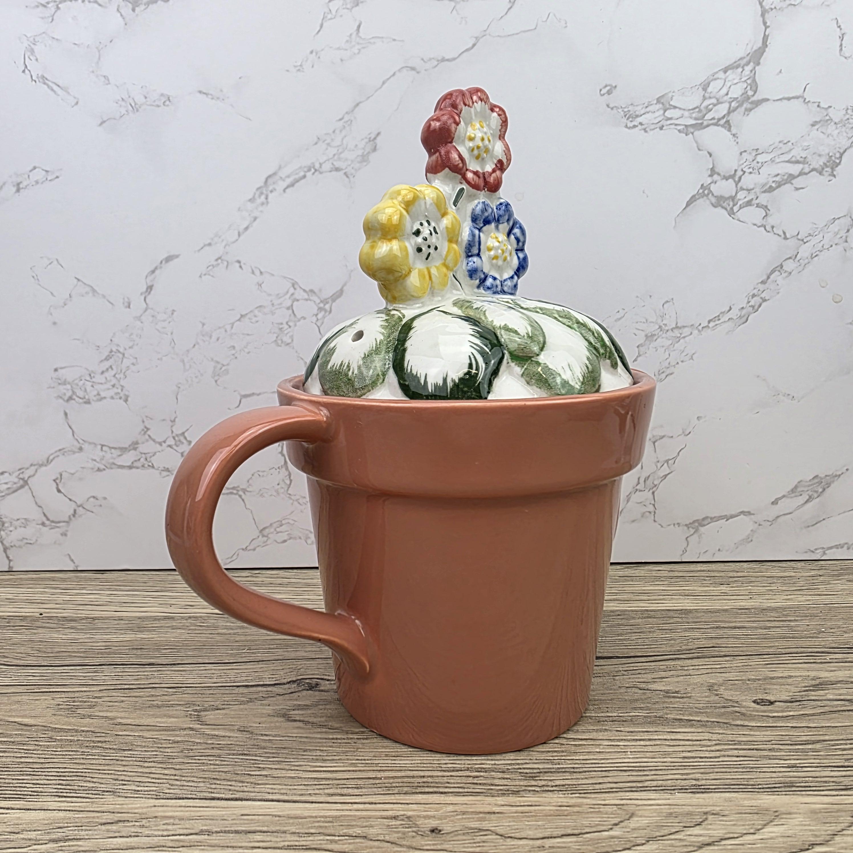 Vintage Planter Teapot With Lid, Price Kensington Made in England, Floral Ceramic Tea Pot