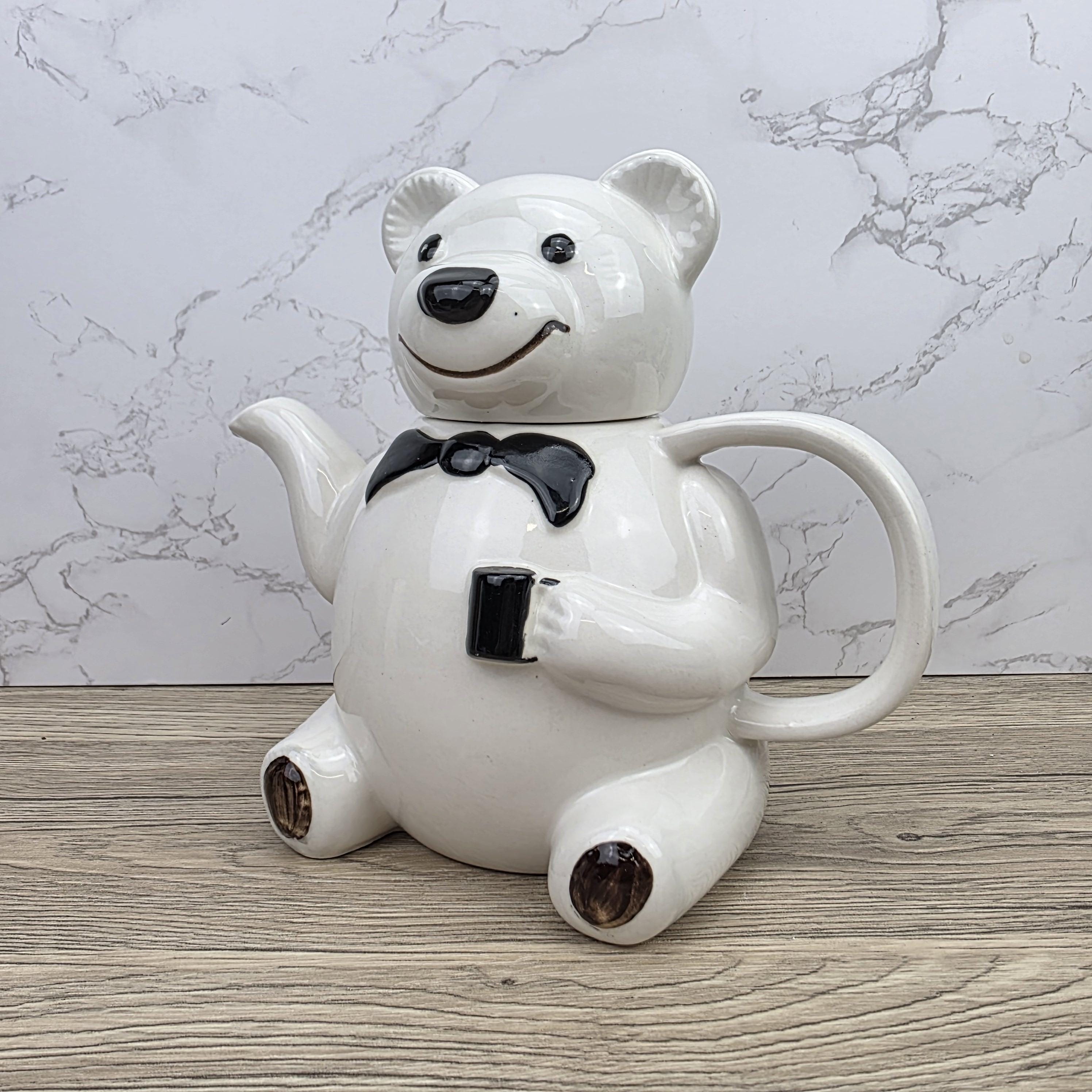 Bear Shaped Ceramic Teapot With Lid | Price & Kensington Novelty Tea Pot | 1980s English Pottery