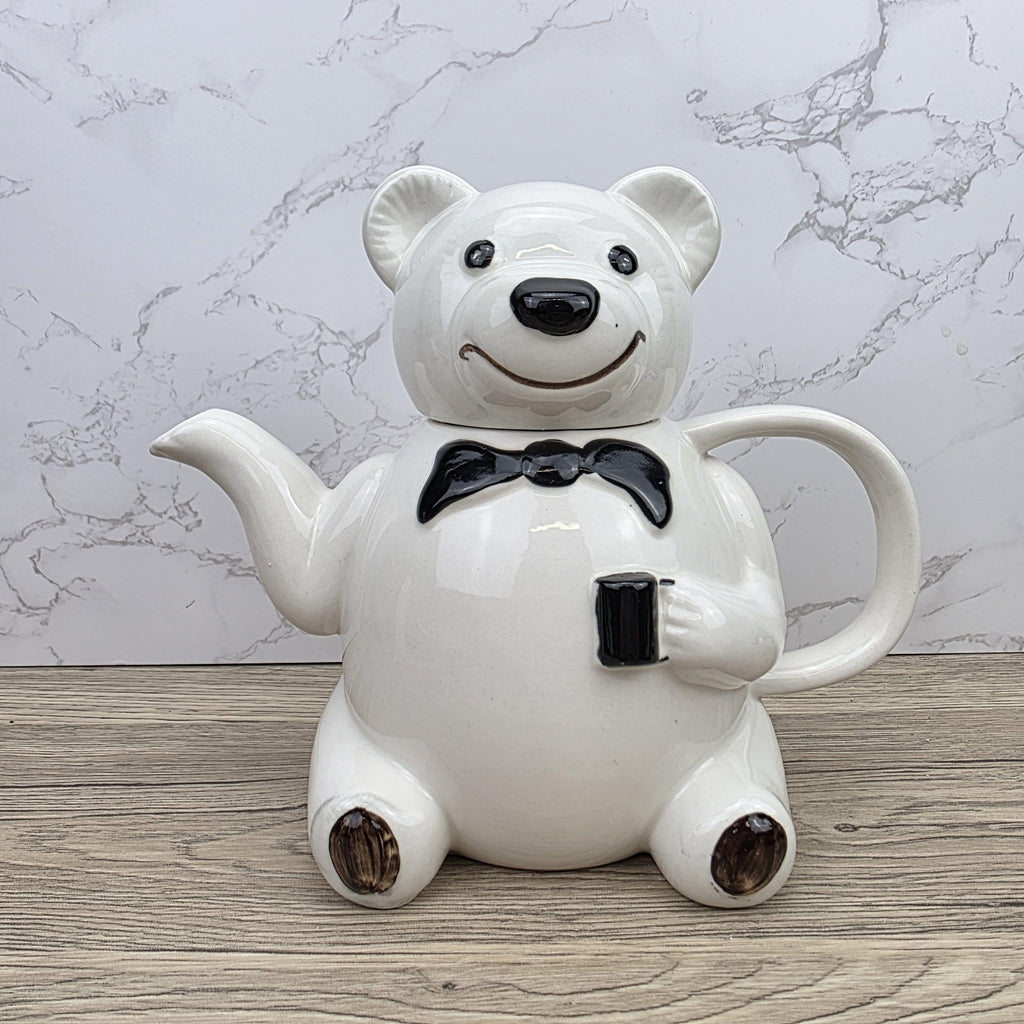 Bear Shaped Ceramic Teapot With Lid | Price & Kensington Novelty Tea Pot | 1980s English Pottery