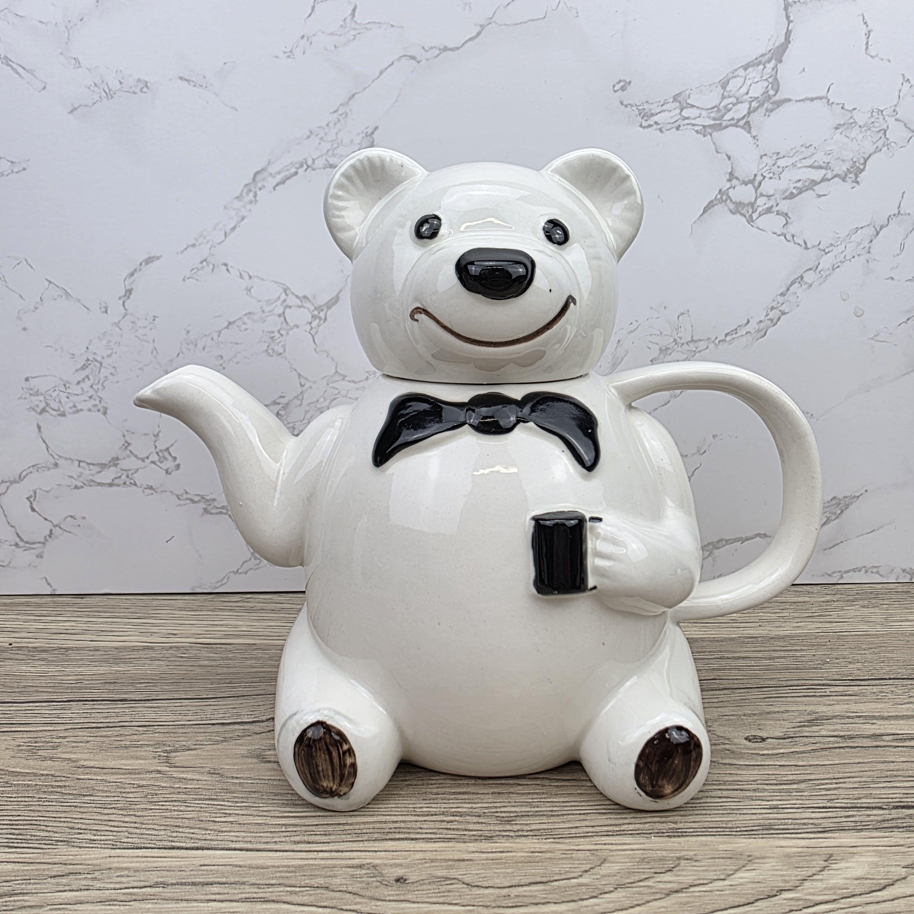 Bear Shaped Ceramic Teapot With Lid | Price & Kensington Novelty Tea Pot | 1980s English Pottery
