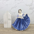 Royal Doulton Pretty Ladies Elaine HN4718 Porcelain Lady Figurine Hand Decorated England Collectible