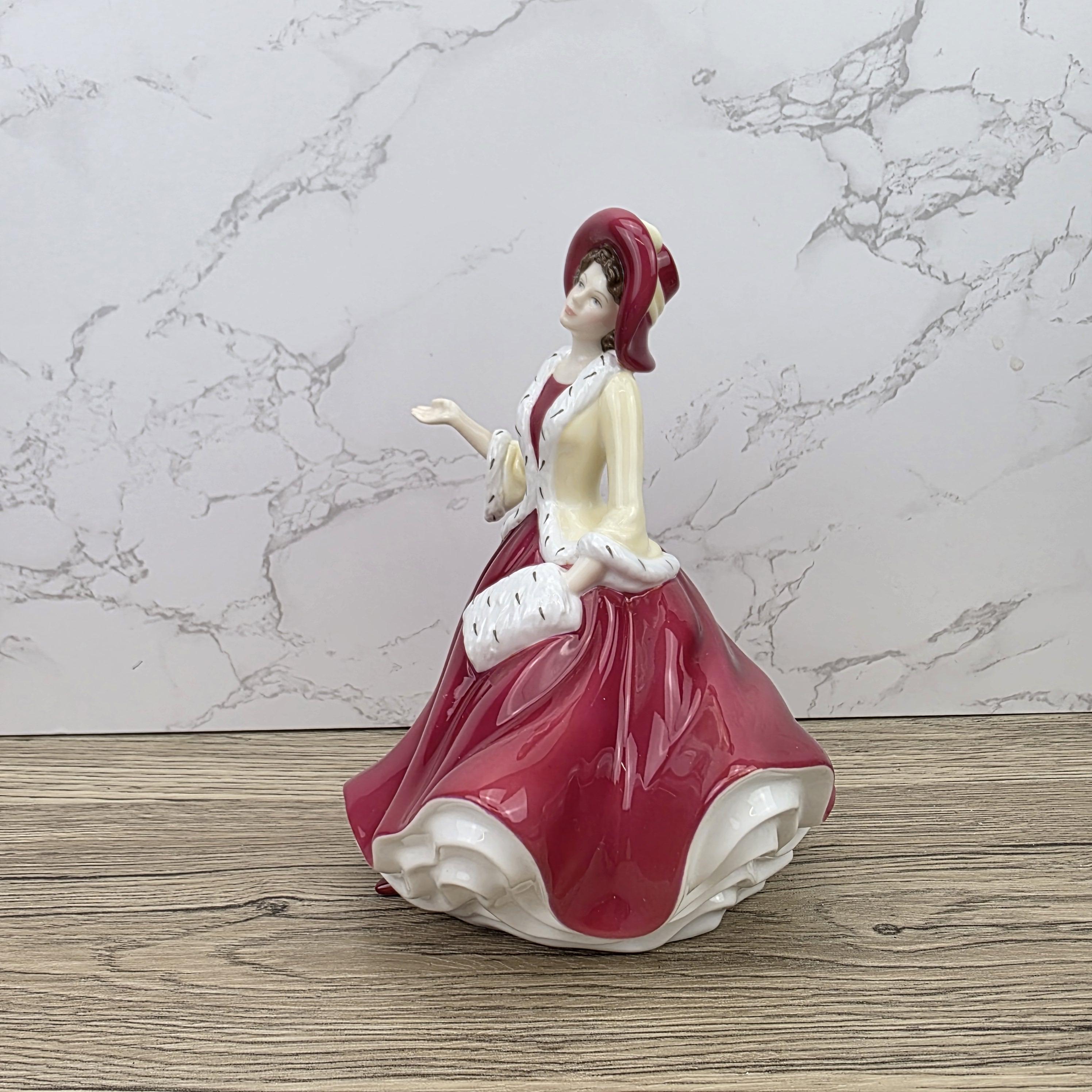 Royal Doulton Pretty Ladies Christmas Day HN5350 Porcelain Lady Figurine Hand Decorated England